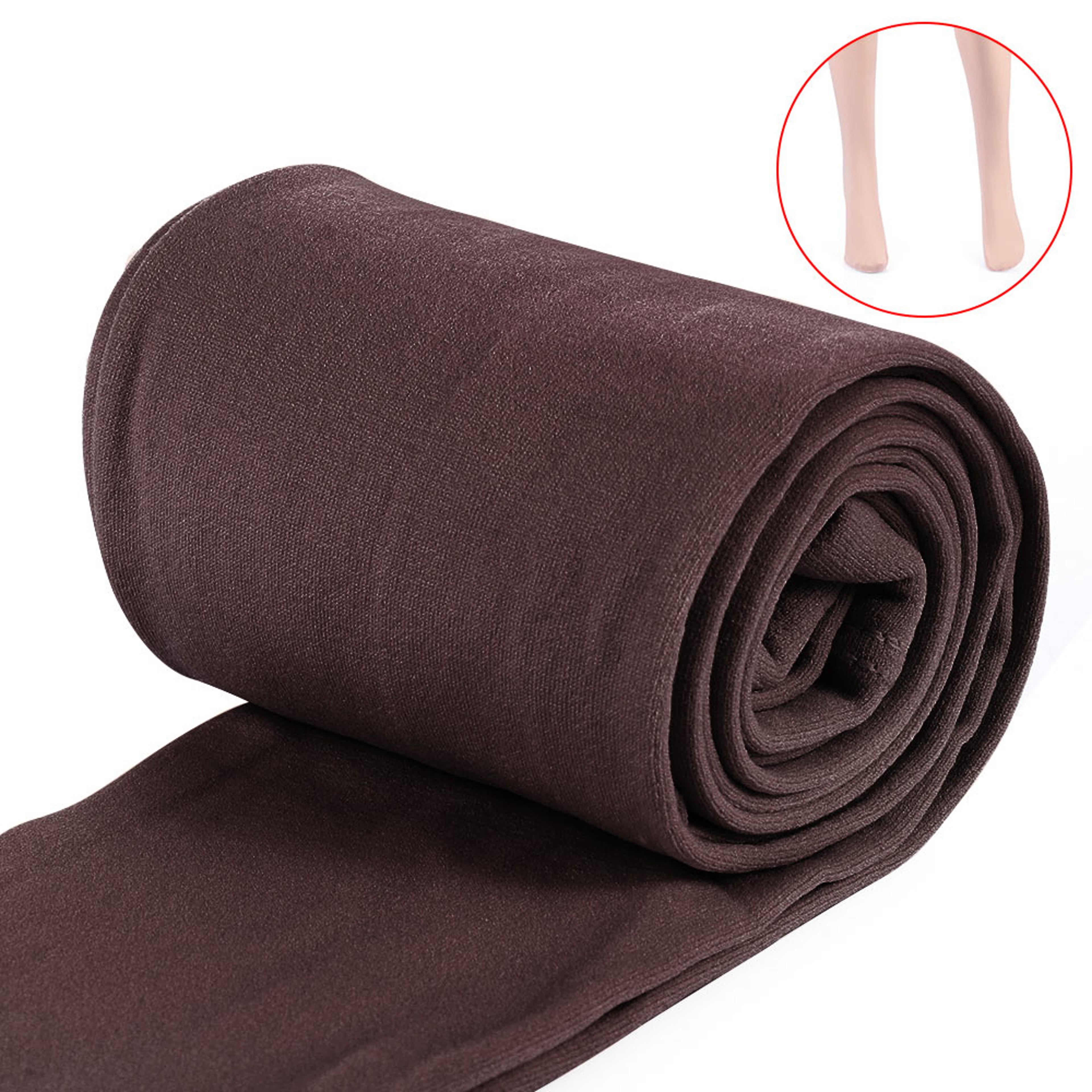 Womens Thermal Leggings With Fluff Lining And Seamless Stretch Fit 7