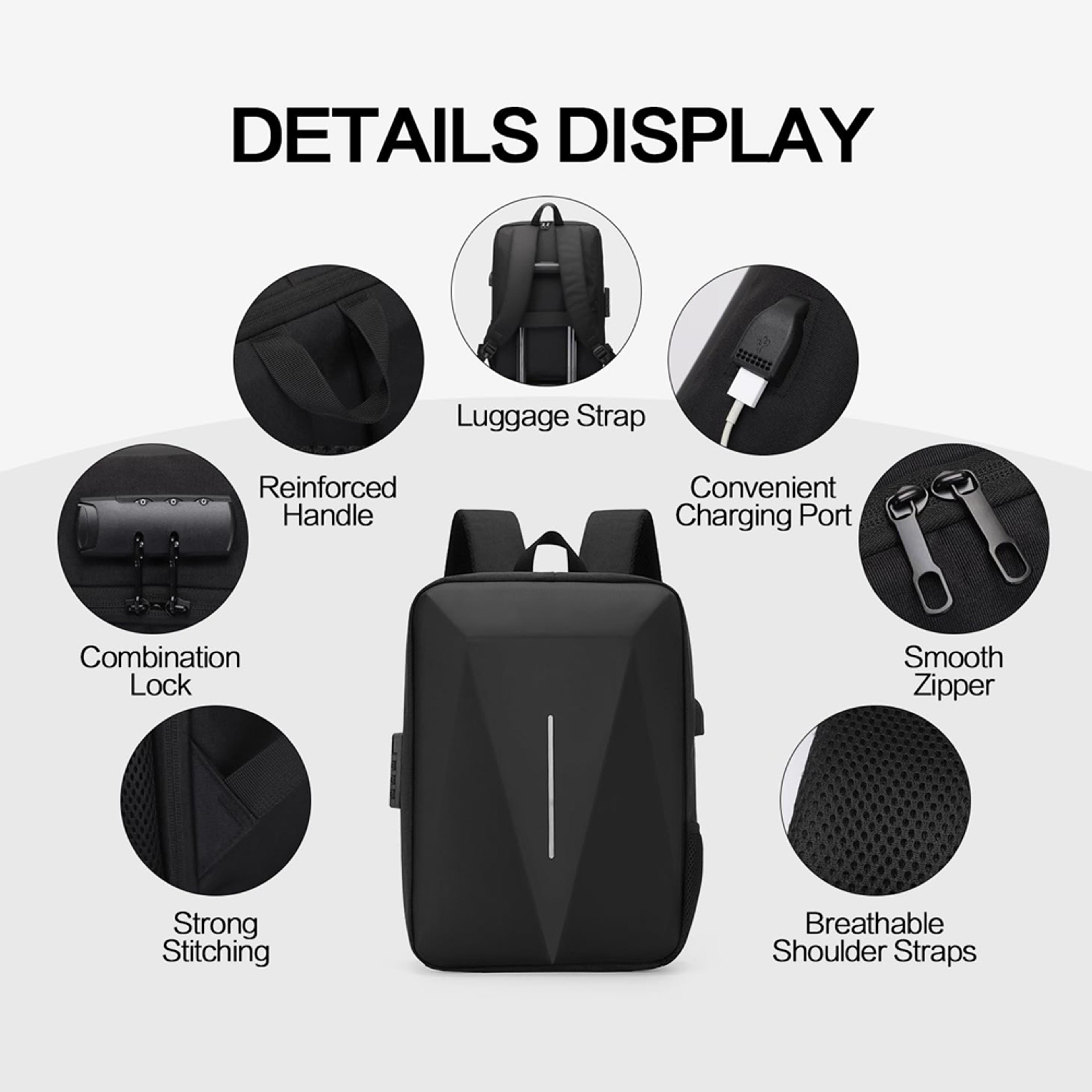 Hard Protective Backpack for Starlink Mini Dish with Water-Resistant Storage – view 5