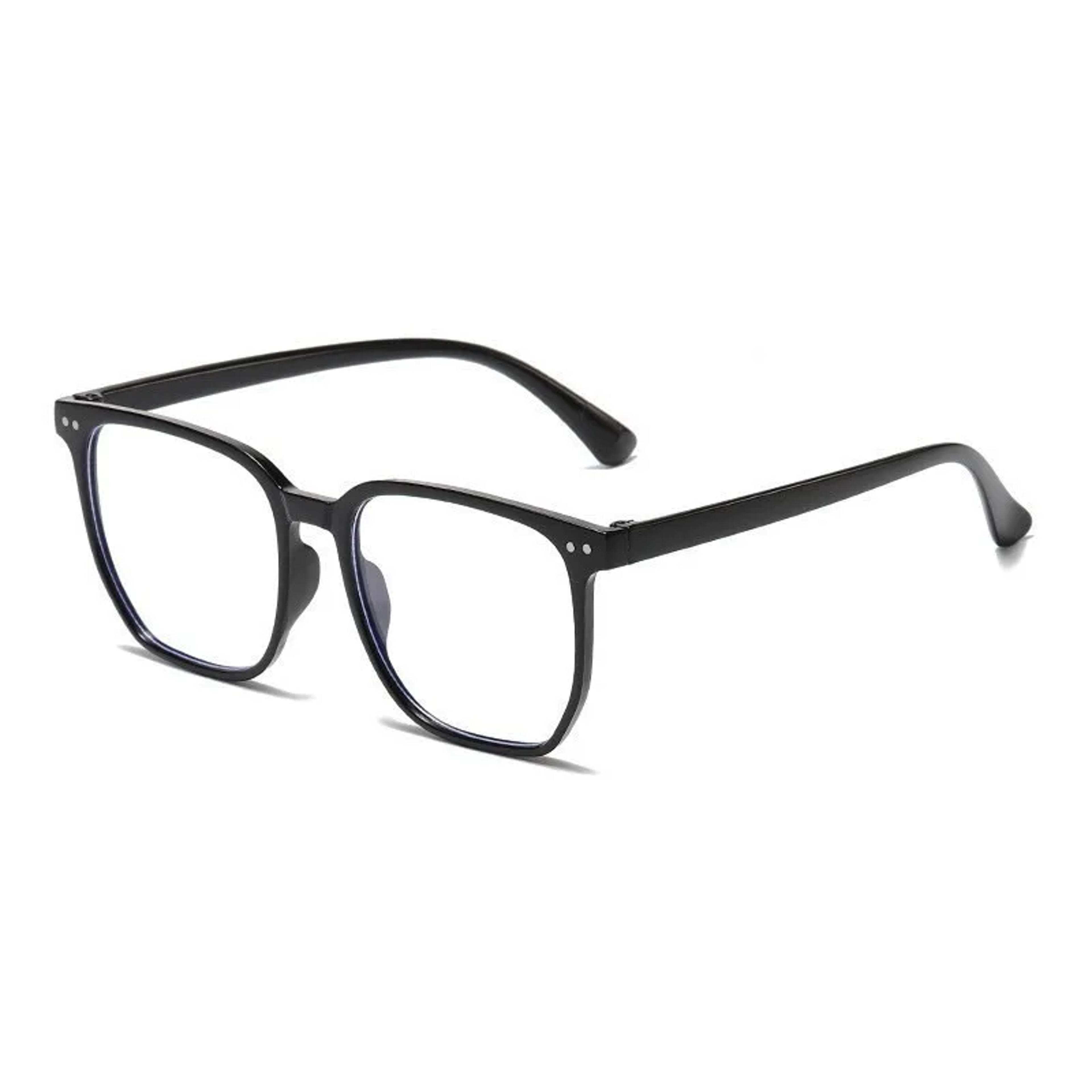 Pack Unisex Square Frame Blue Light Blocking Glasses with Plastic Frames – view 6