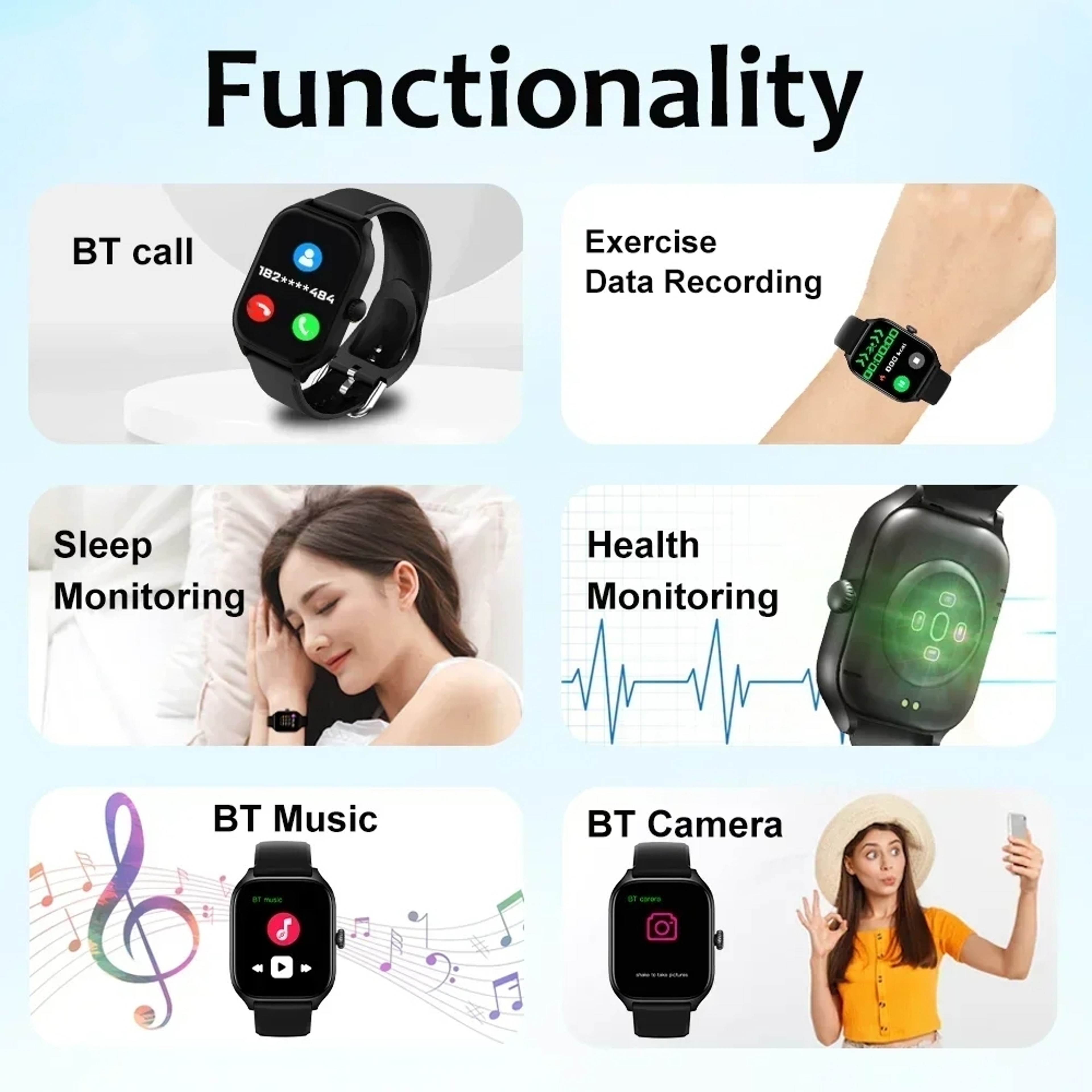 2.01-Inch HD Touchscreen Smartwatch with Bluetooth Calling and Fitness Tracking – view 2