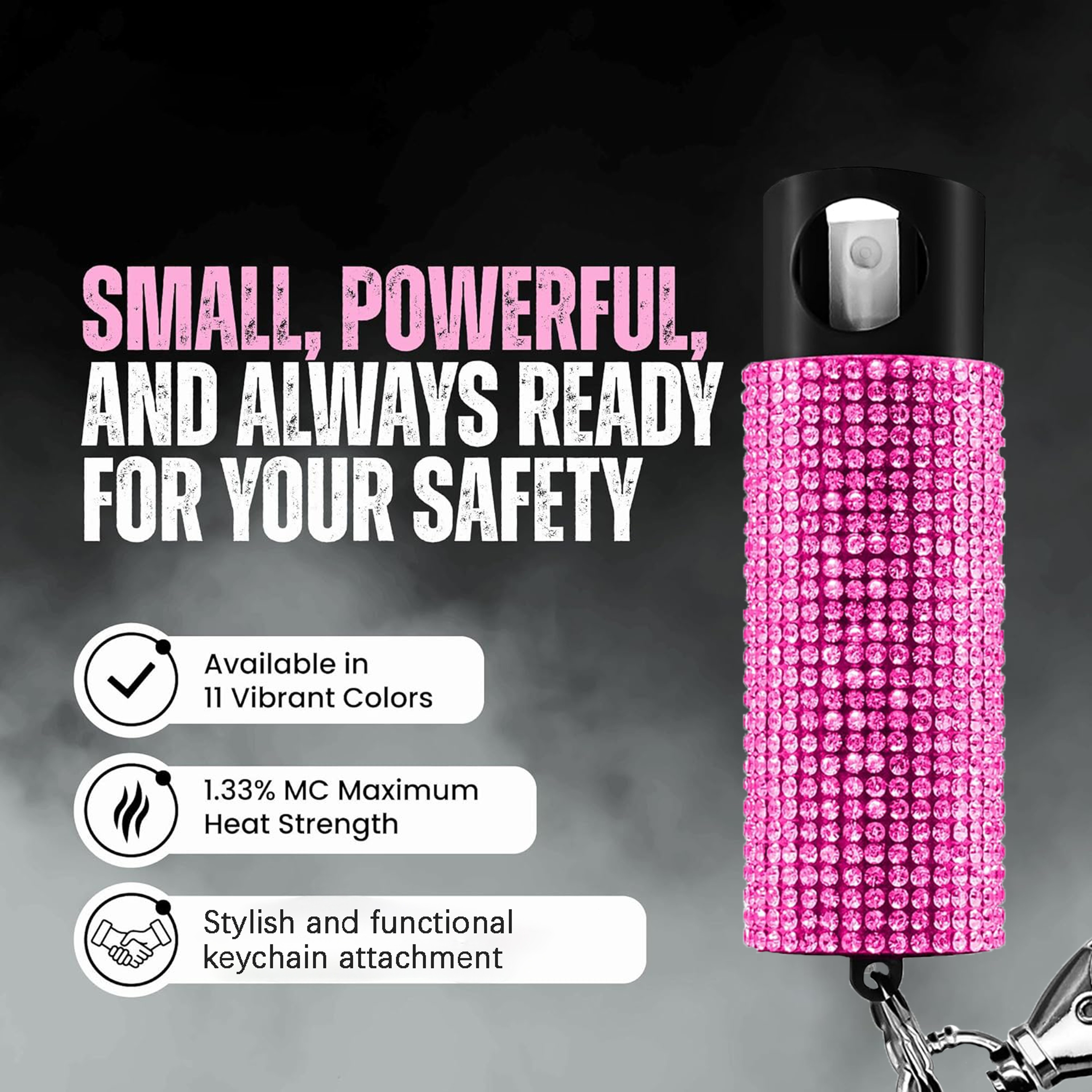 Outdoor Animal Repellent Pepper Spray with Safety Lock – view 1
