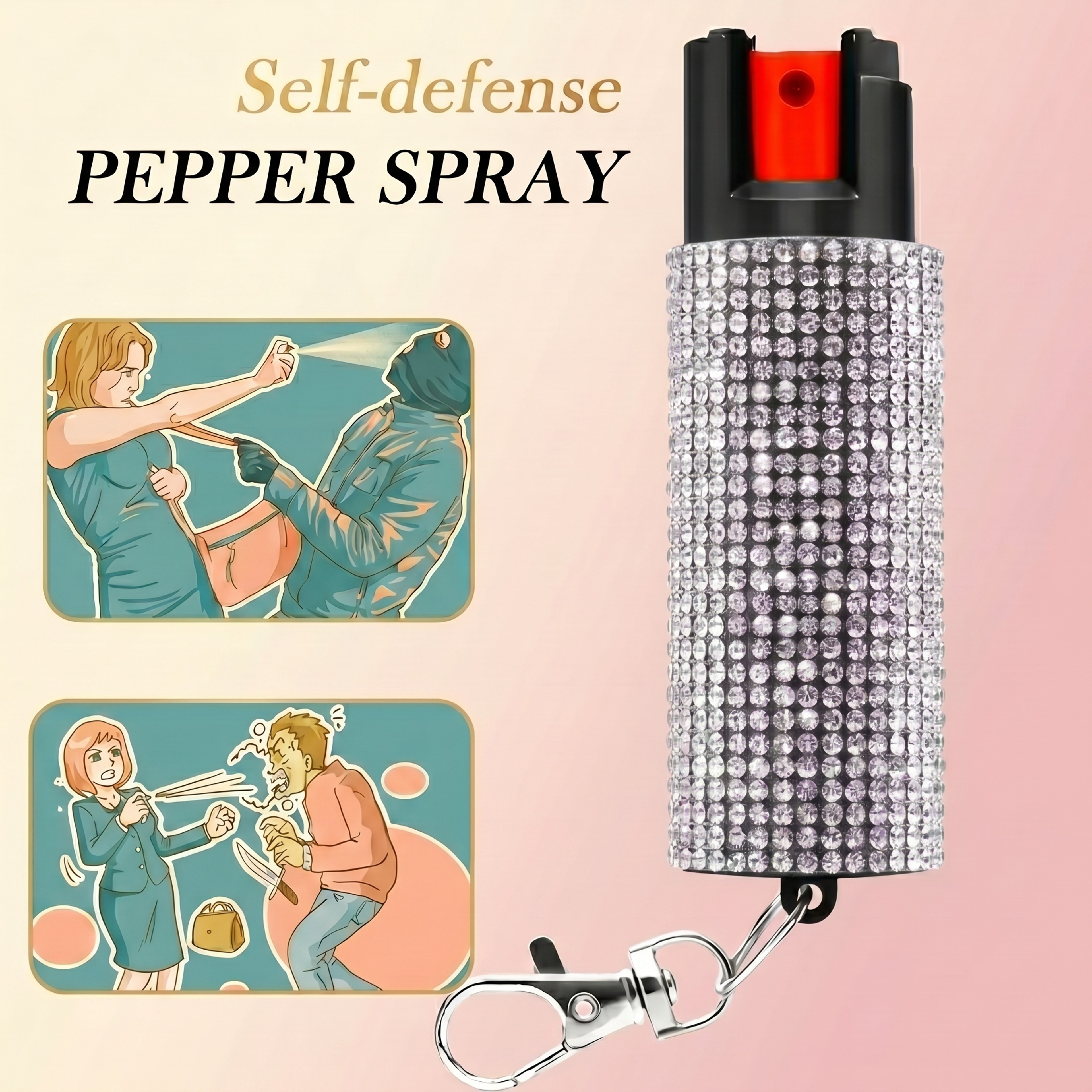 Outdoor Animal Repellent Pepper Spray with Safety Lock – view 5