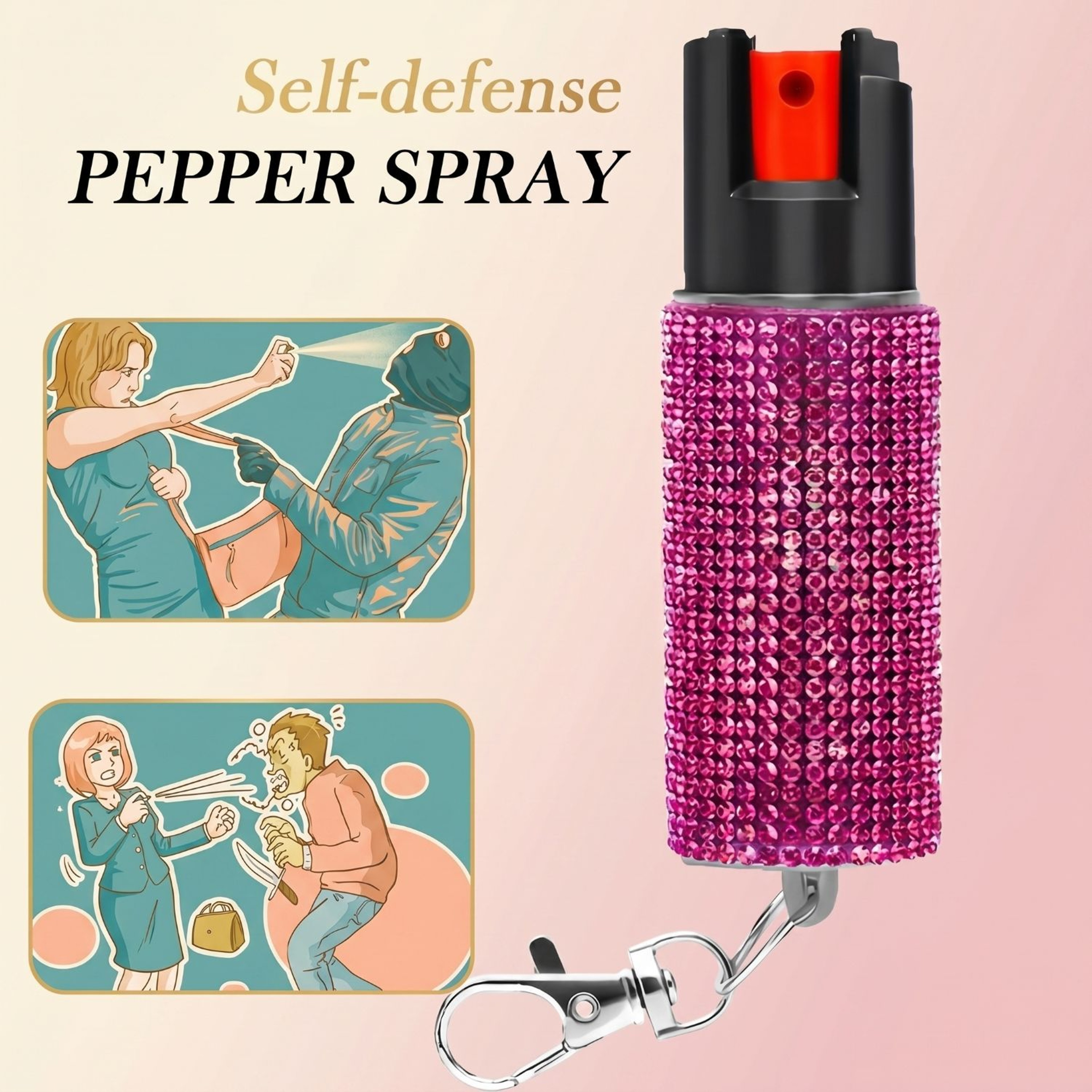 Outdoor Animal Repellent Pepper Spray with Safety Lock – view 7