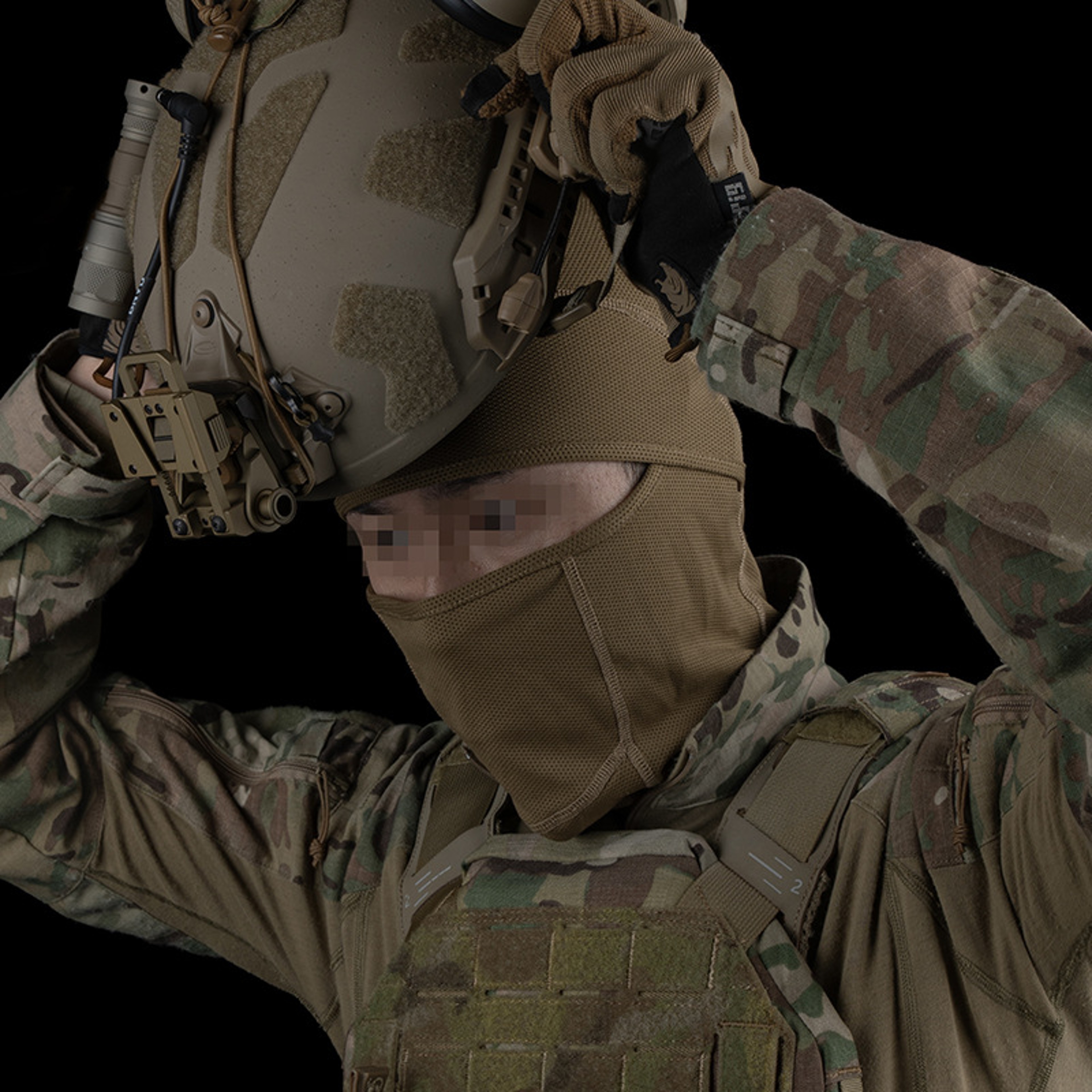 Breathable Full Face Balaclava Mask for Outdoor Sports and Helmet Liner – view 2