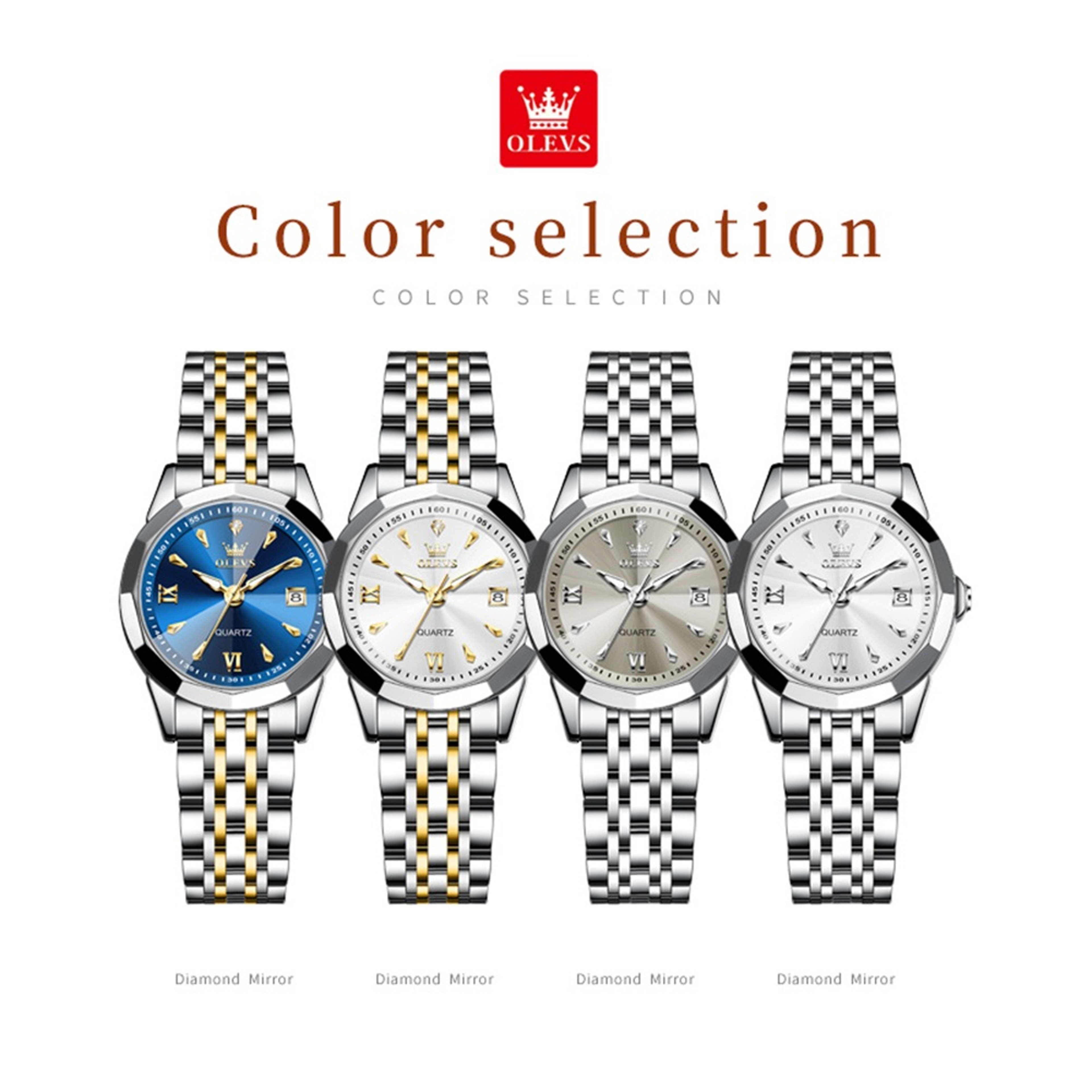 Women's Elegant Quartz Watch with Stainless Steel Band and Luminous Display – view 6