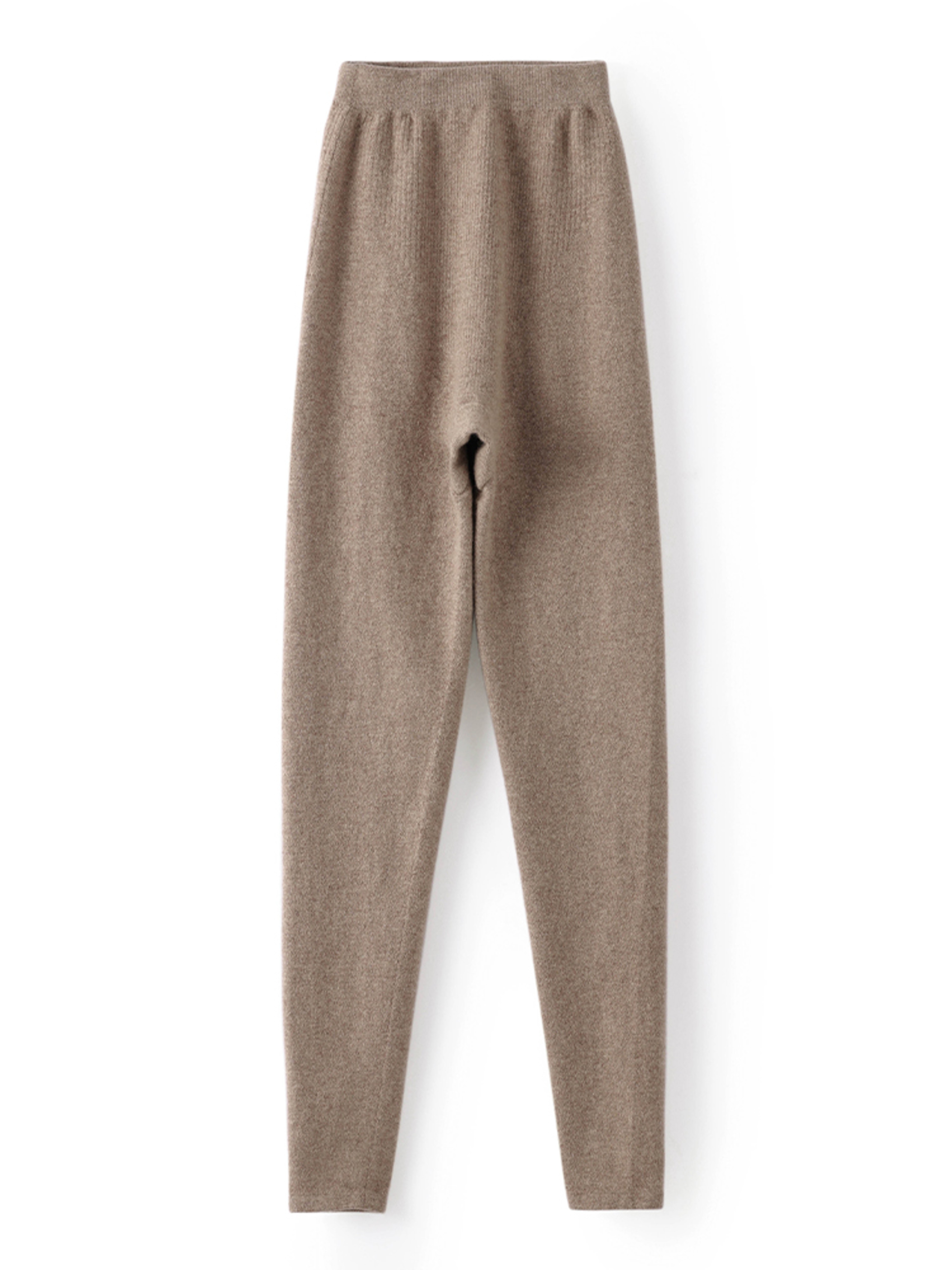 Women's Merino Wool Leggings High Waisted Seamless Knit Winter Pants – view 6
