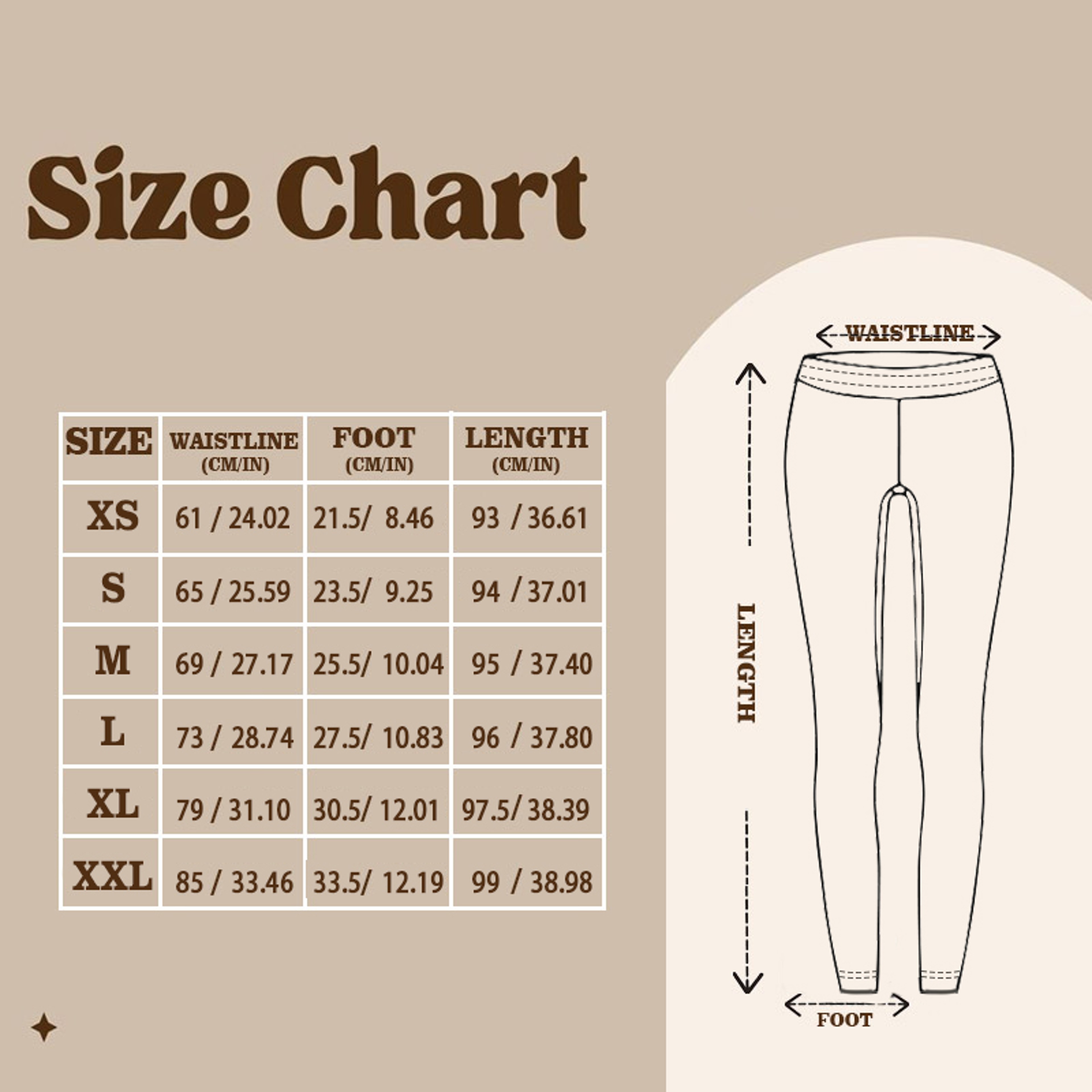 Women's Vintage Floral Print Fleece Leggings with Stretch Elastic Waist – view 6