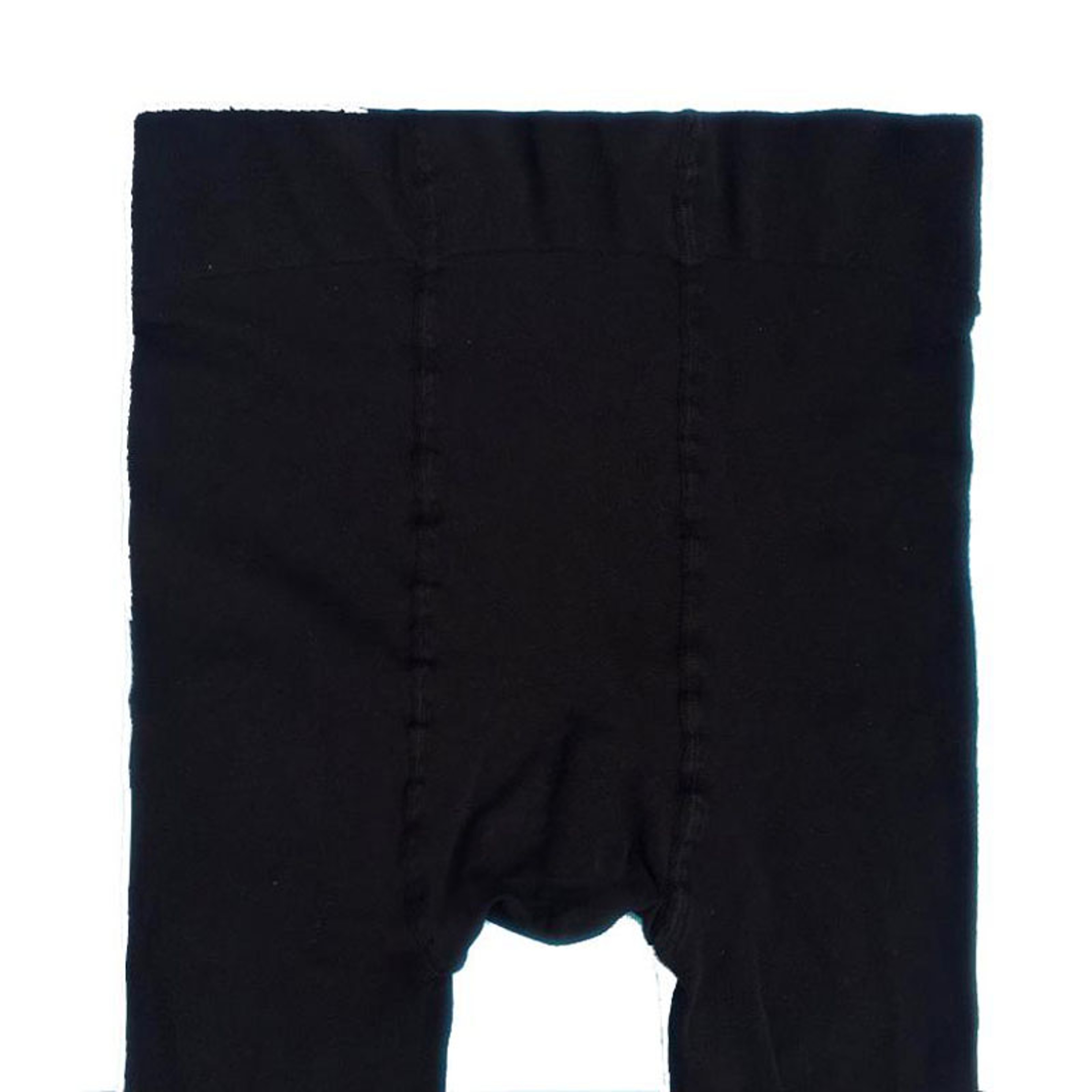 Women's High-Waisted Black Fleece Leggings with Seamless Stretch Design – view 6