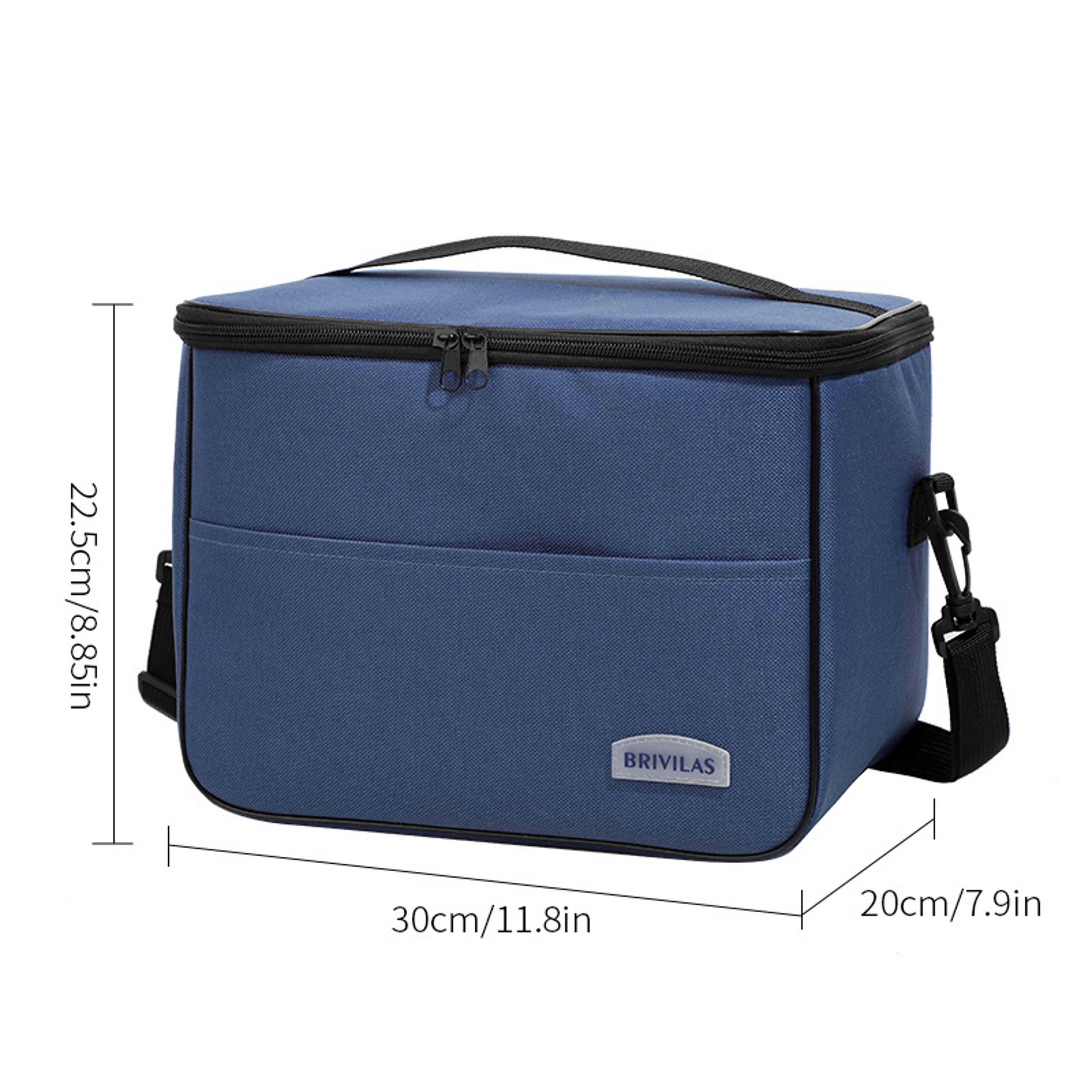 Insulated Lunch Shoulder Bag With Thickened Oxford Fabric For Office And Daily Use 7