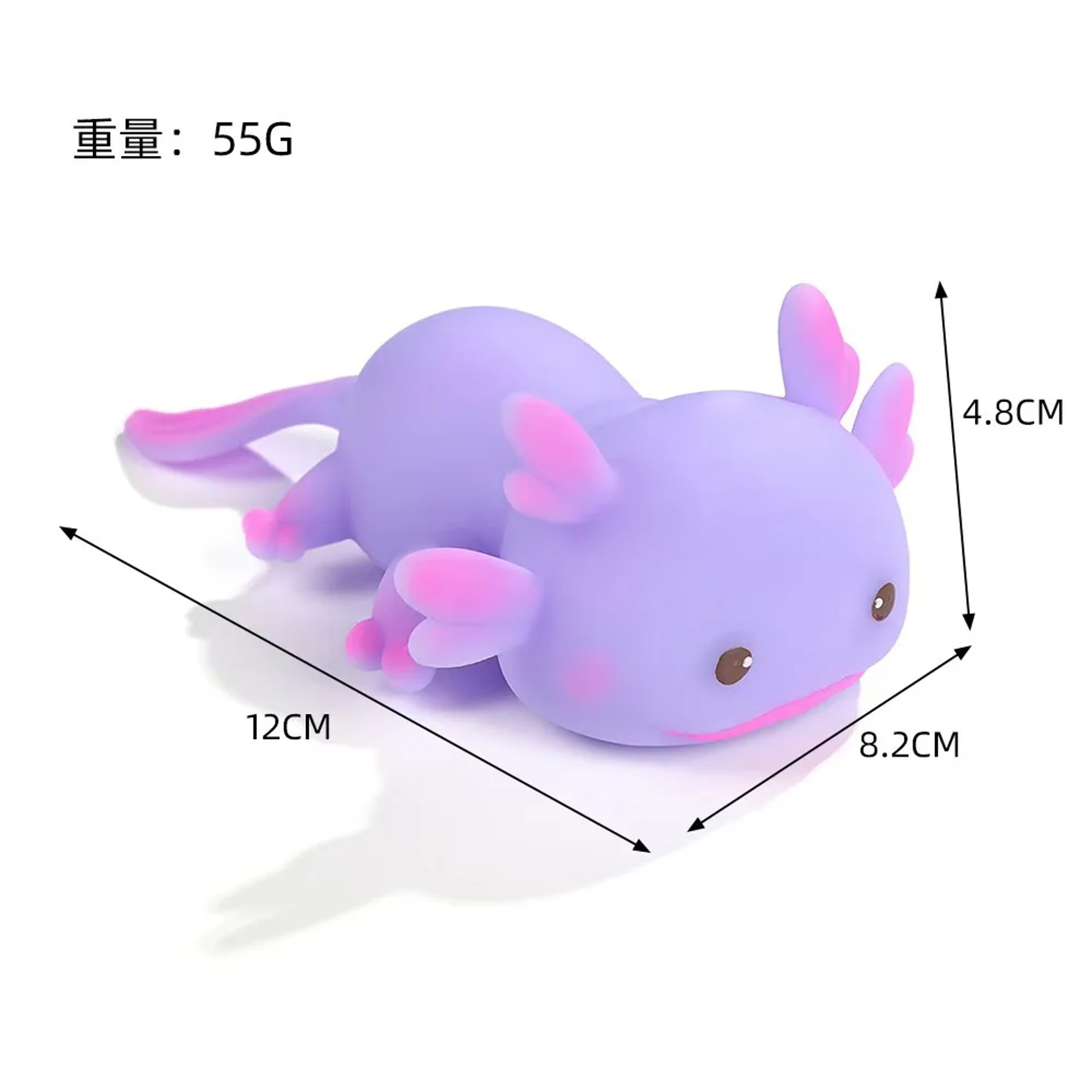 Cute Axolotl Squishy Toy Slow Rebound Stress Relief Squeeze Toy – view 6