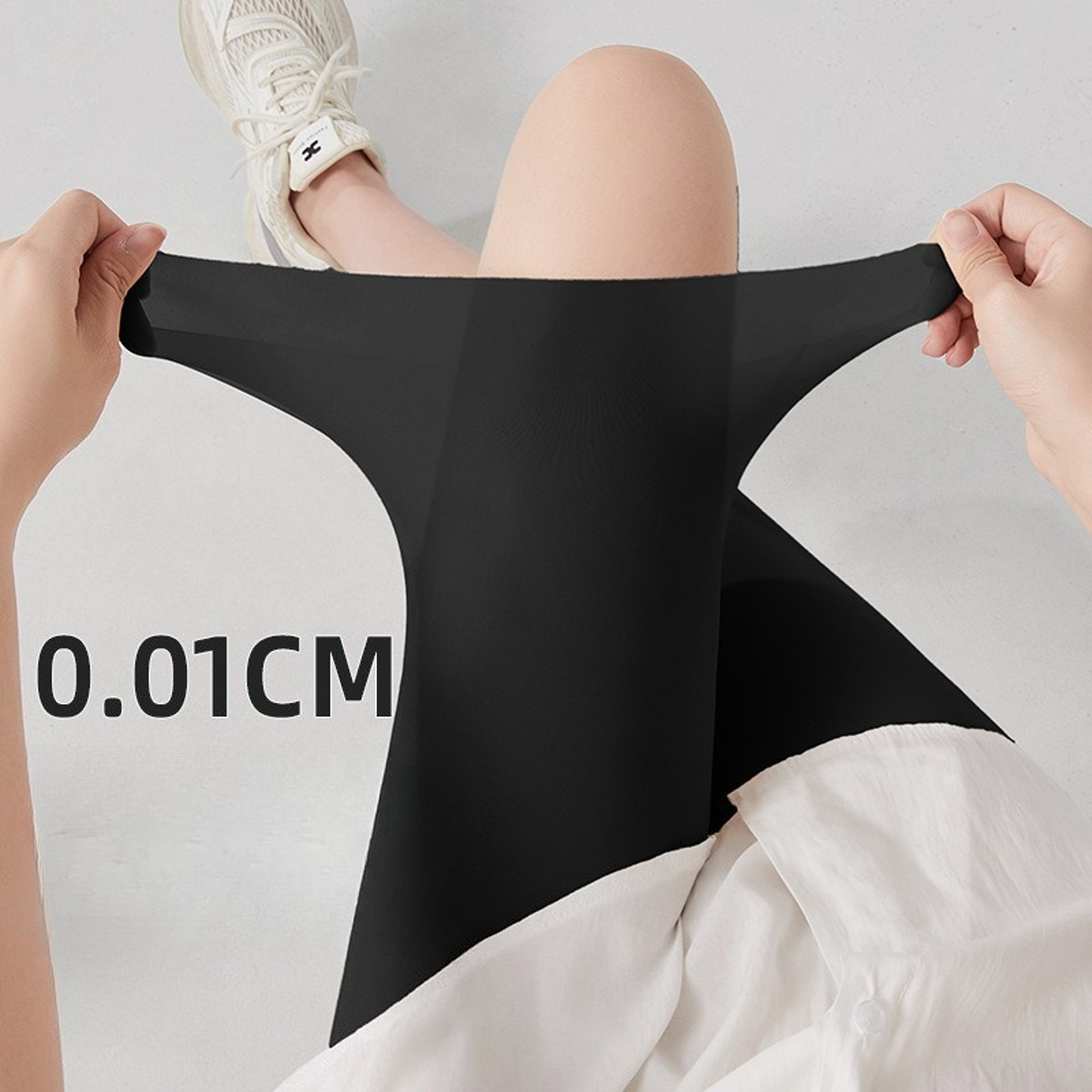 Women's High Waist Ice Silk Shorts Seamless Lightweight Breathable Slim Fit – view 4
