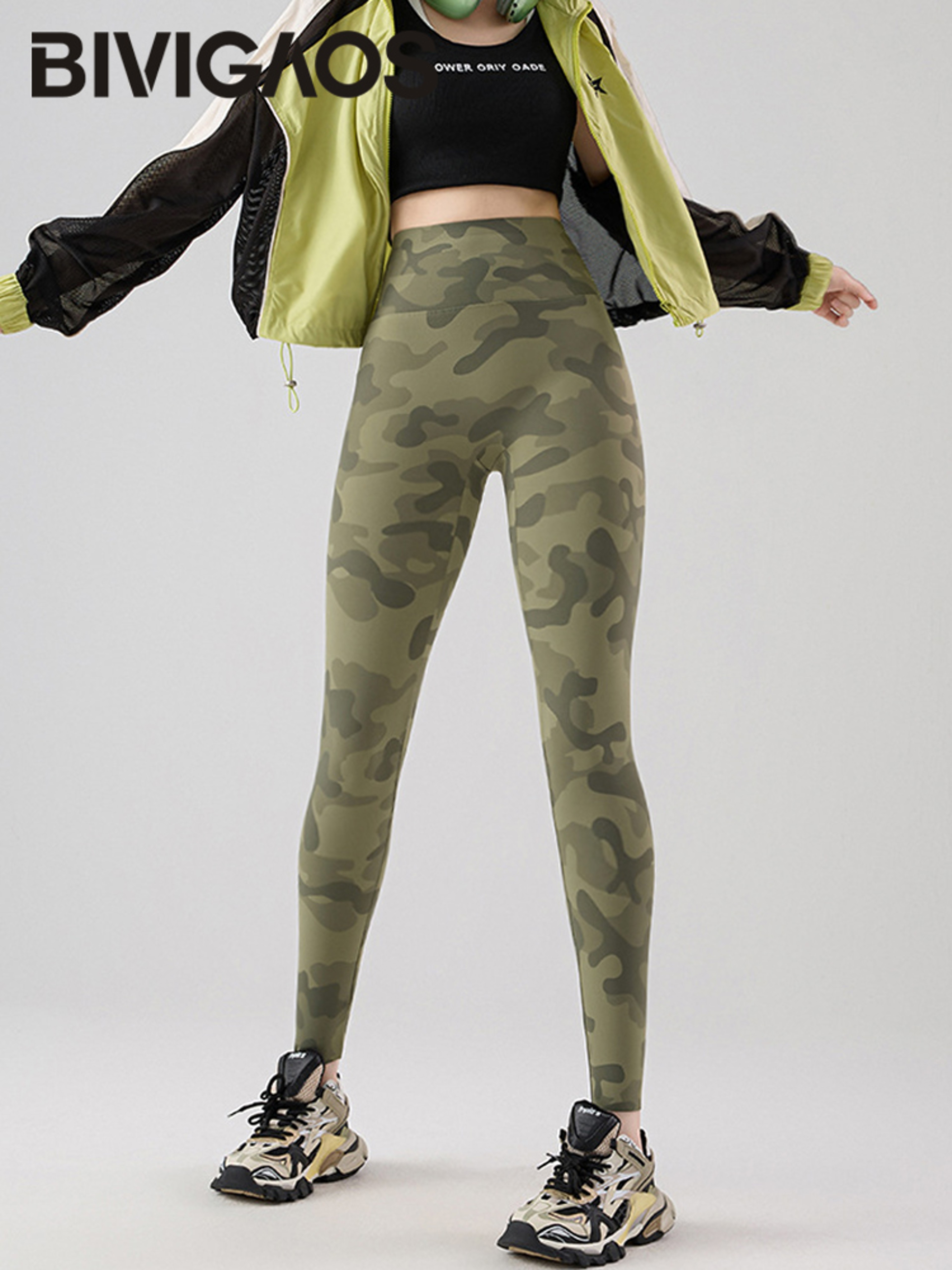 Womens High Waist Seamless Tie Dye Leggings for Fitness and Casual Wear – view 1