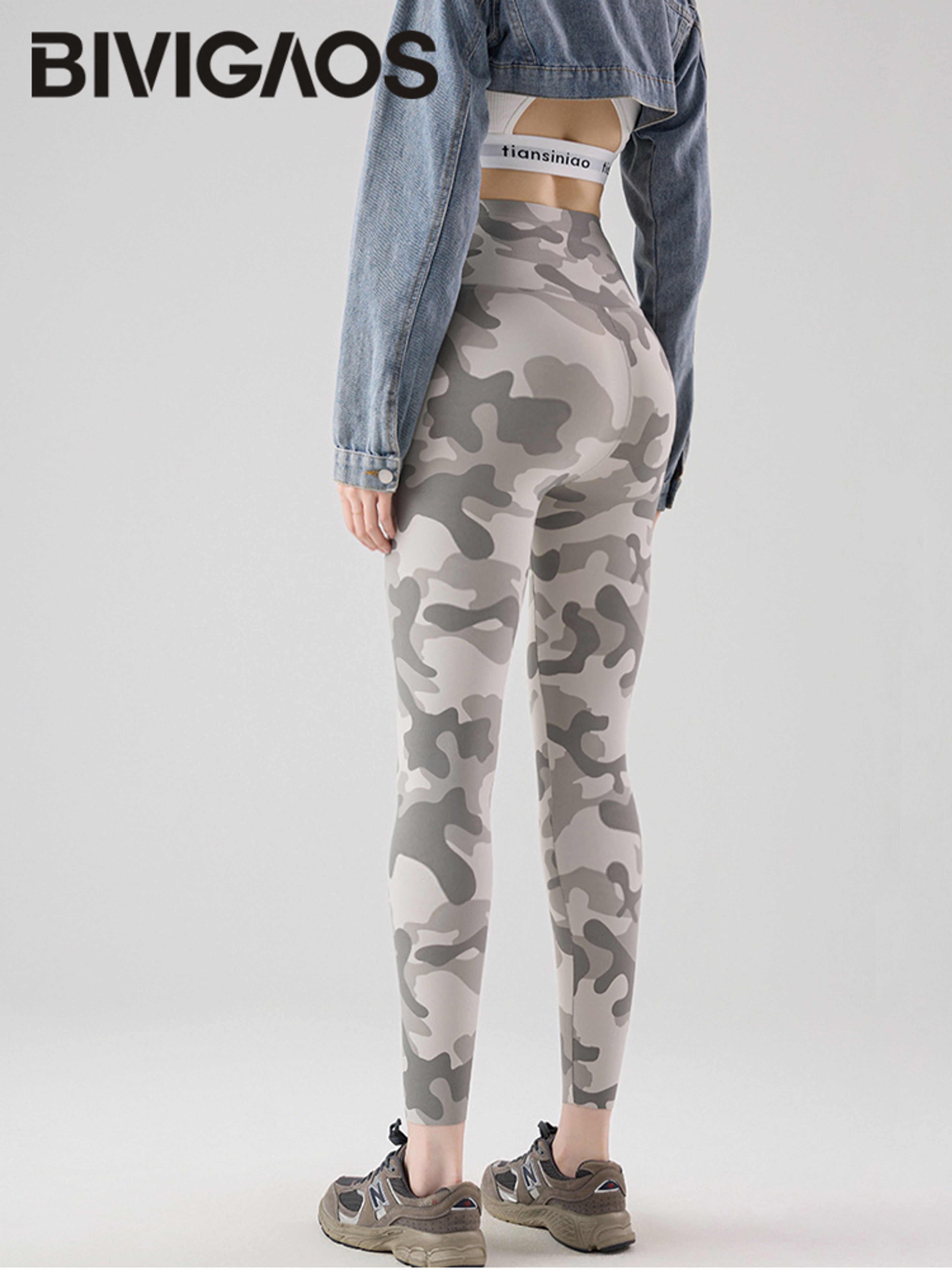 Womens High Waist Seamless Tie Dye Leggings for Fitness and Casual Wear – view 4