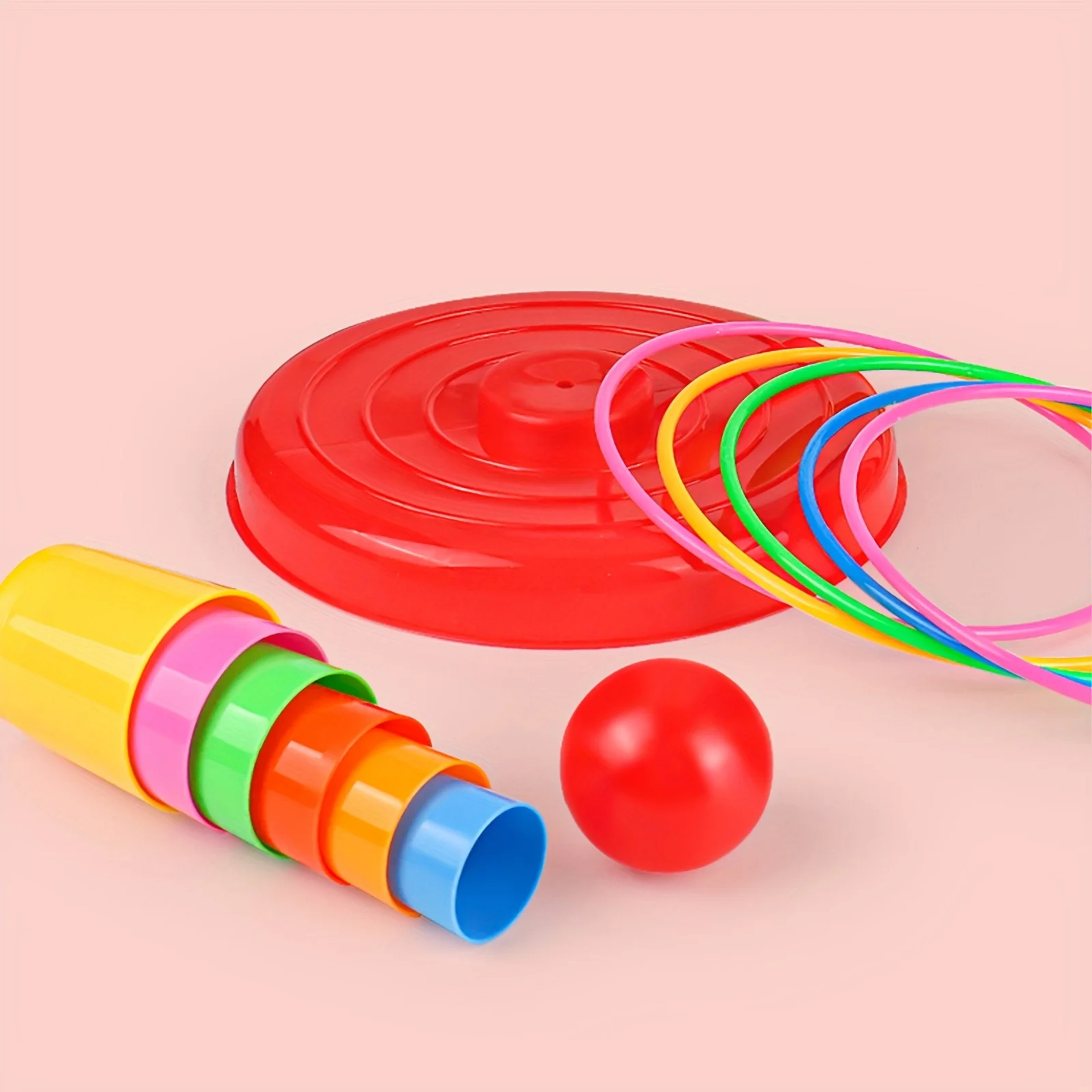 Kids Ring Toss Tower Game For Interactive Family Fun And Playtime 3