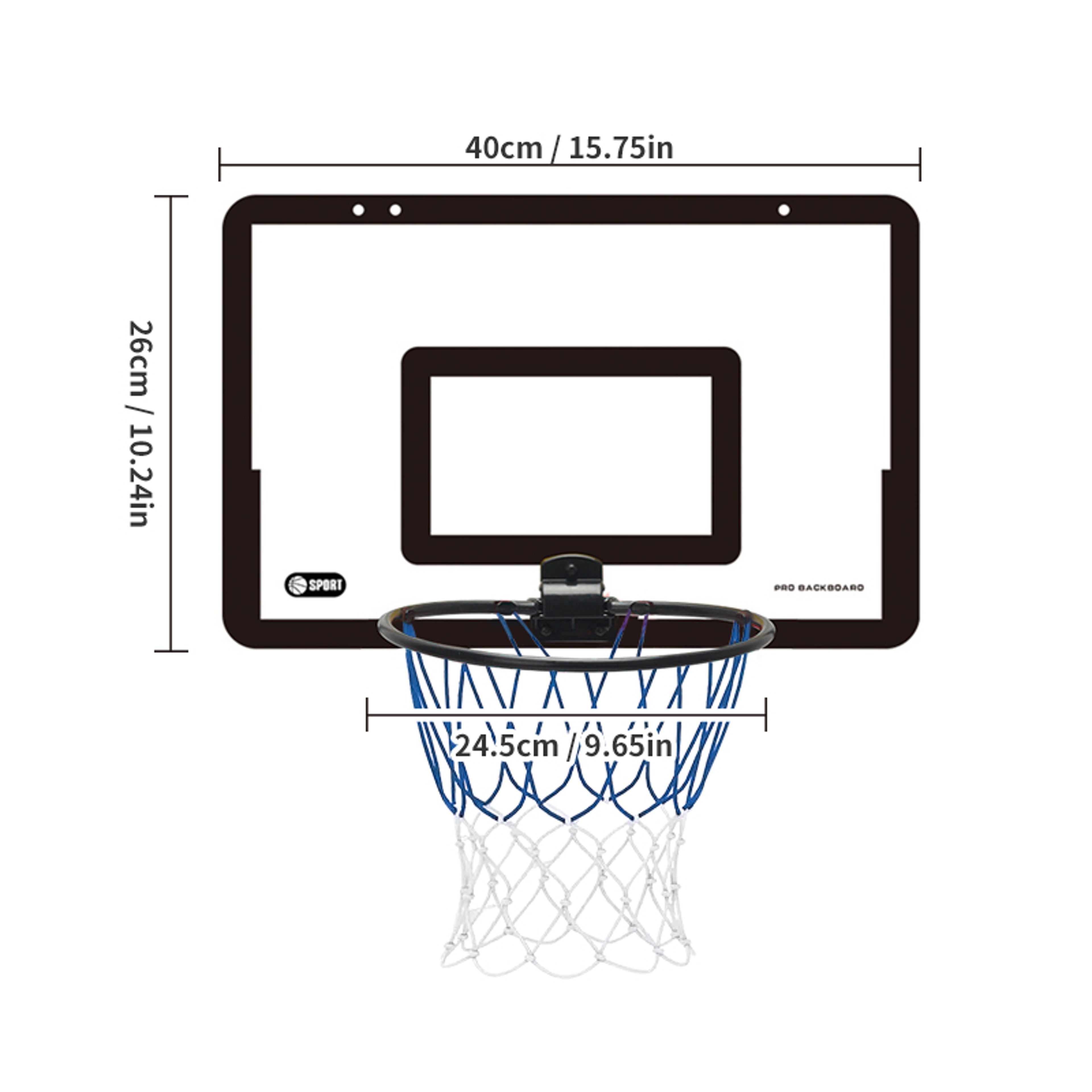 Kids Indoor WallMounted Basketball Hoop For Home Play And Sports Fun 5