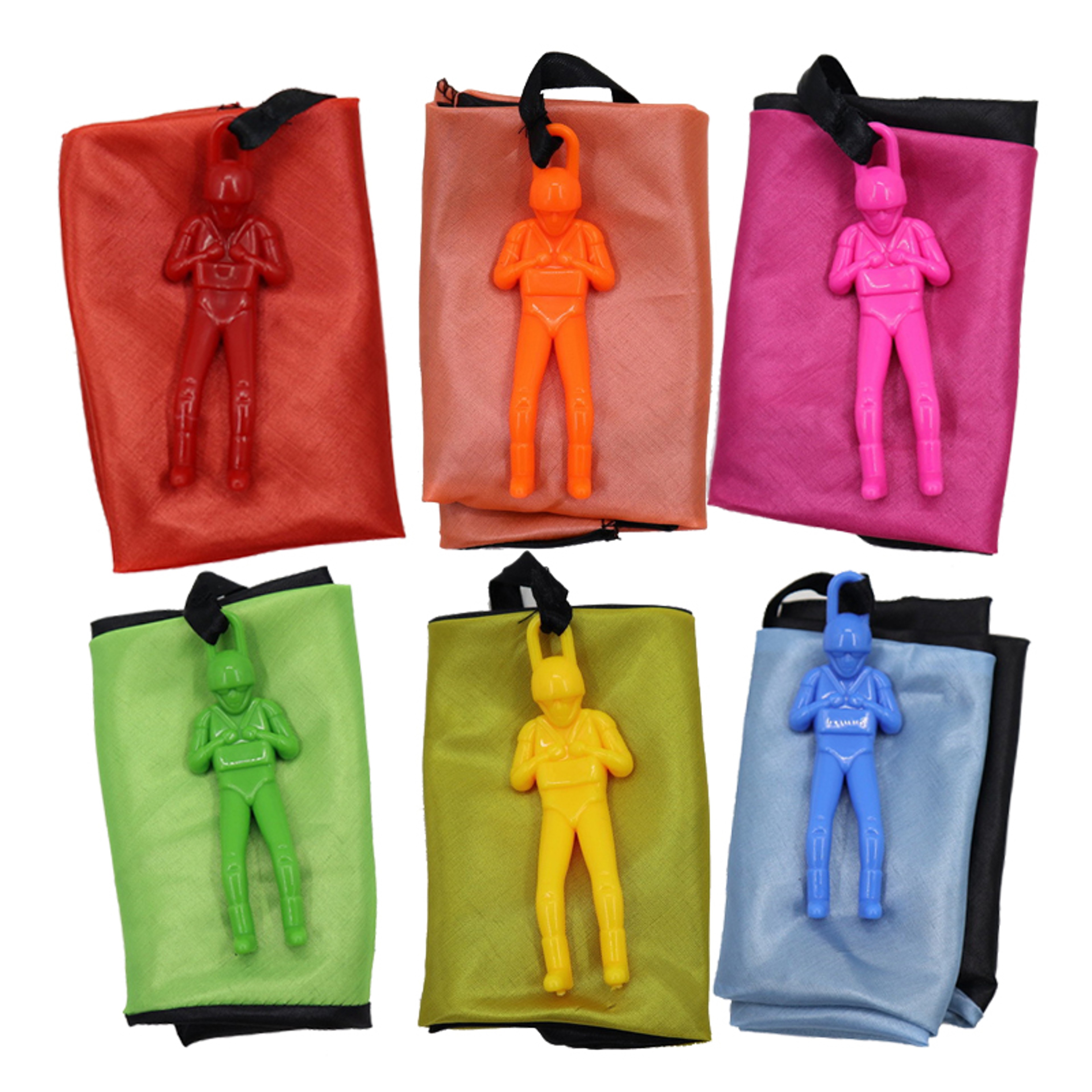 Mini Hand Throwing Parachute Toys For Kids Outdoor Flying Games 2