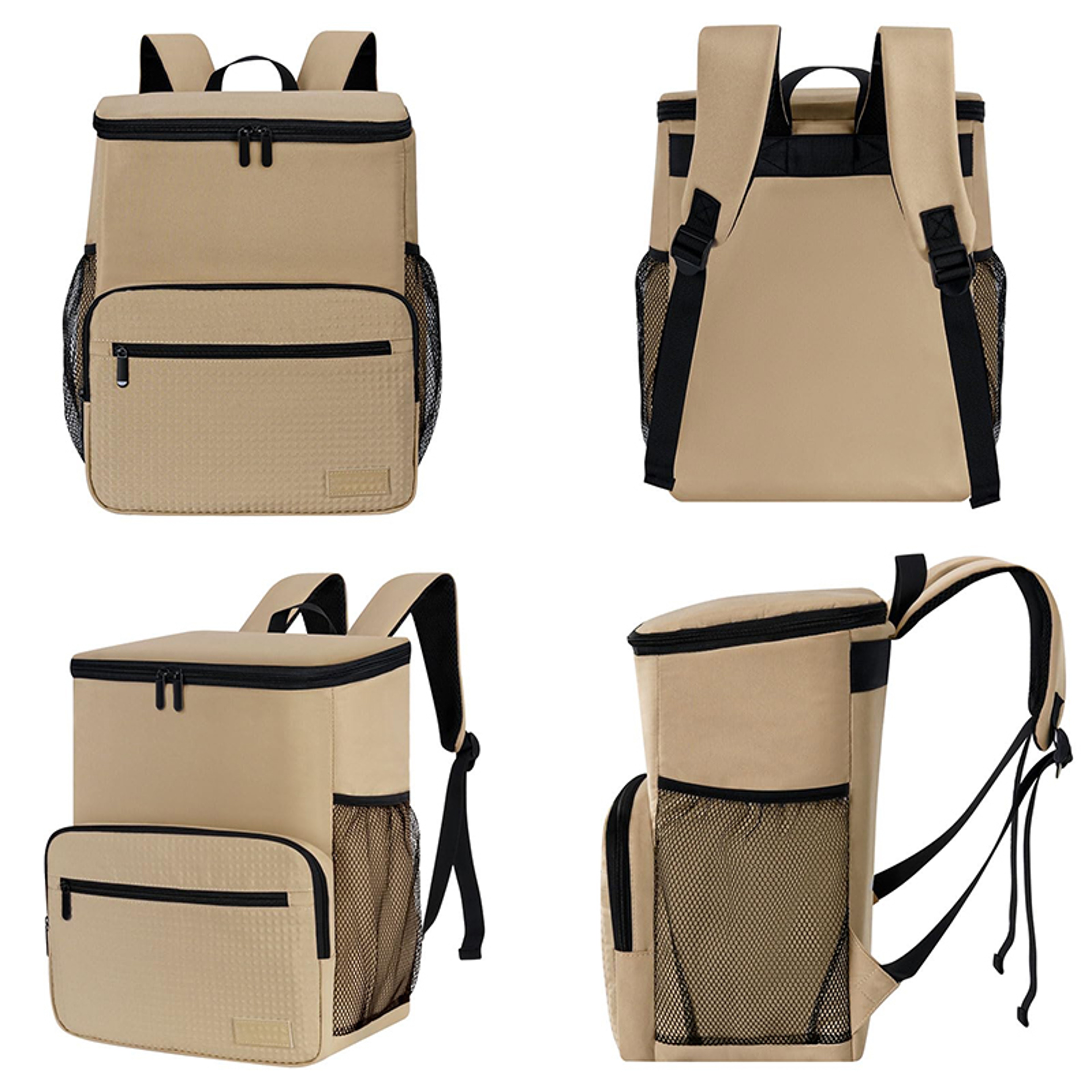 Insulated Food Delivery Backpack Large Capacity Portable Cooler Bag 4