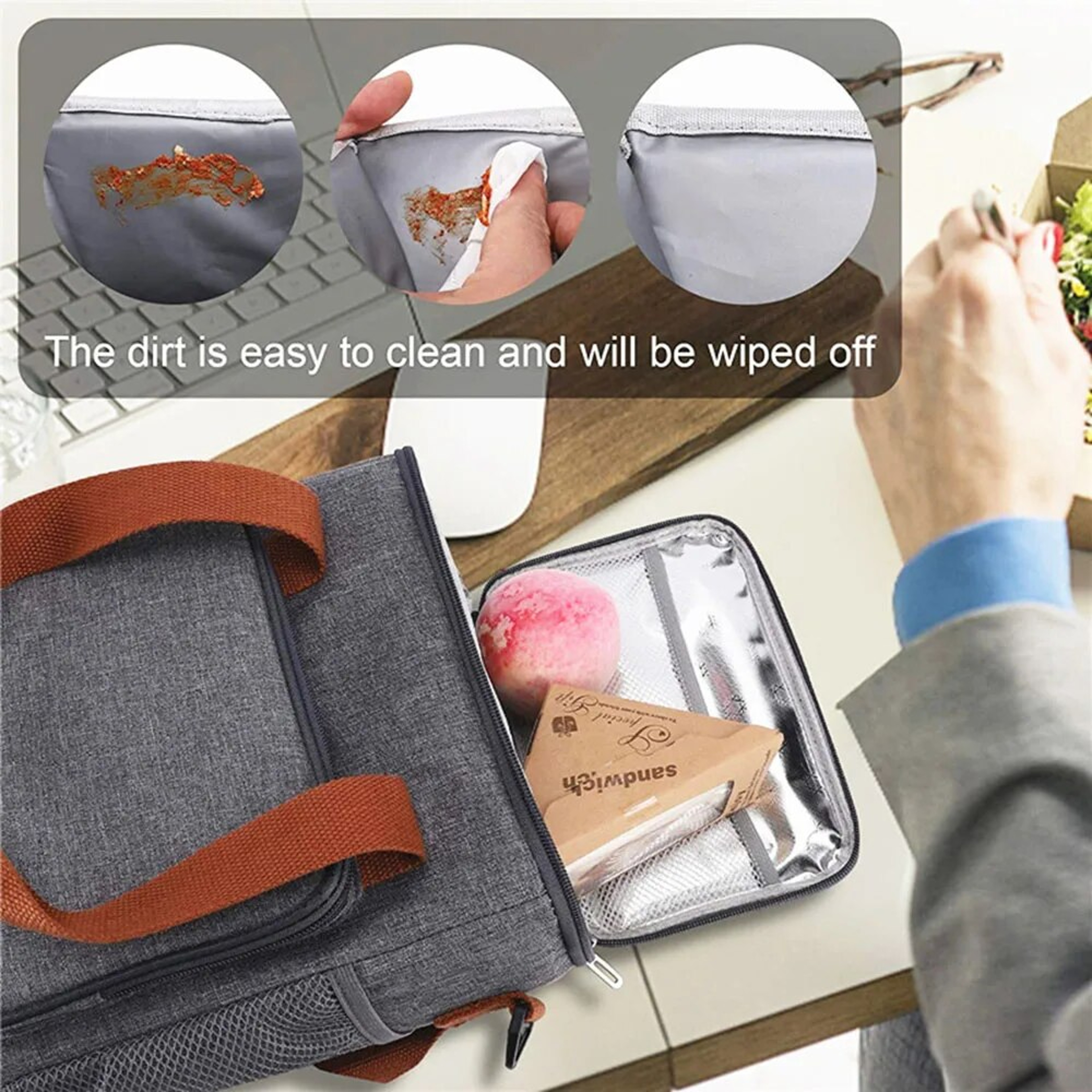 Insulated Lunch Cooler Bag For Picnics Camping And Travel 4