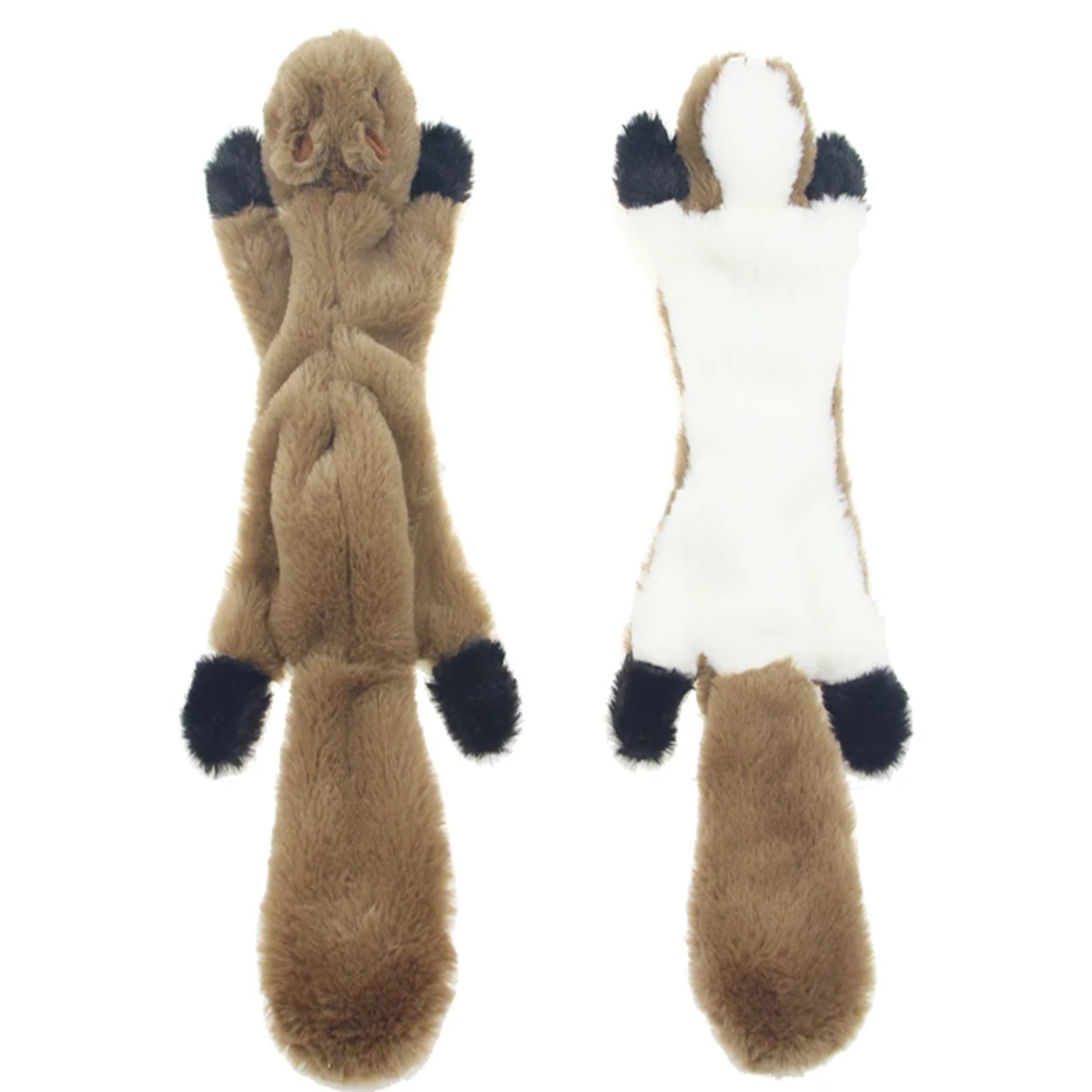 Stuffing Plush Dog Squeaky Toy With Crinkle Fabric And Animal Design 2