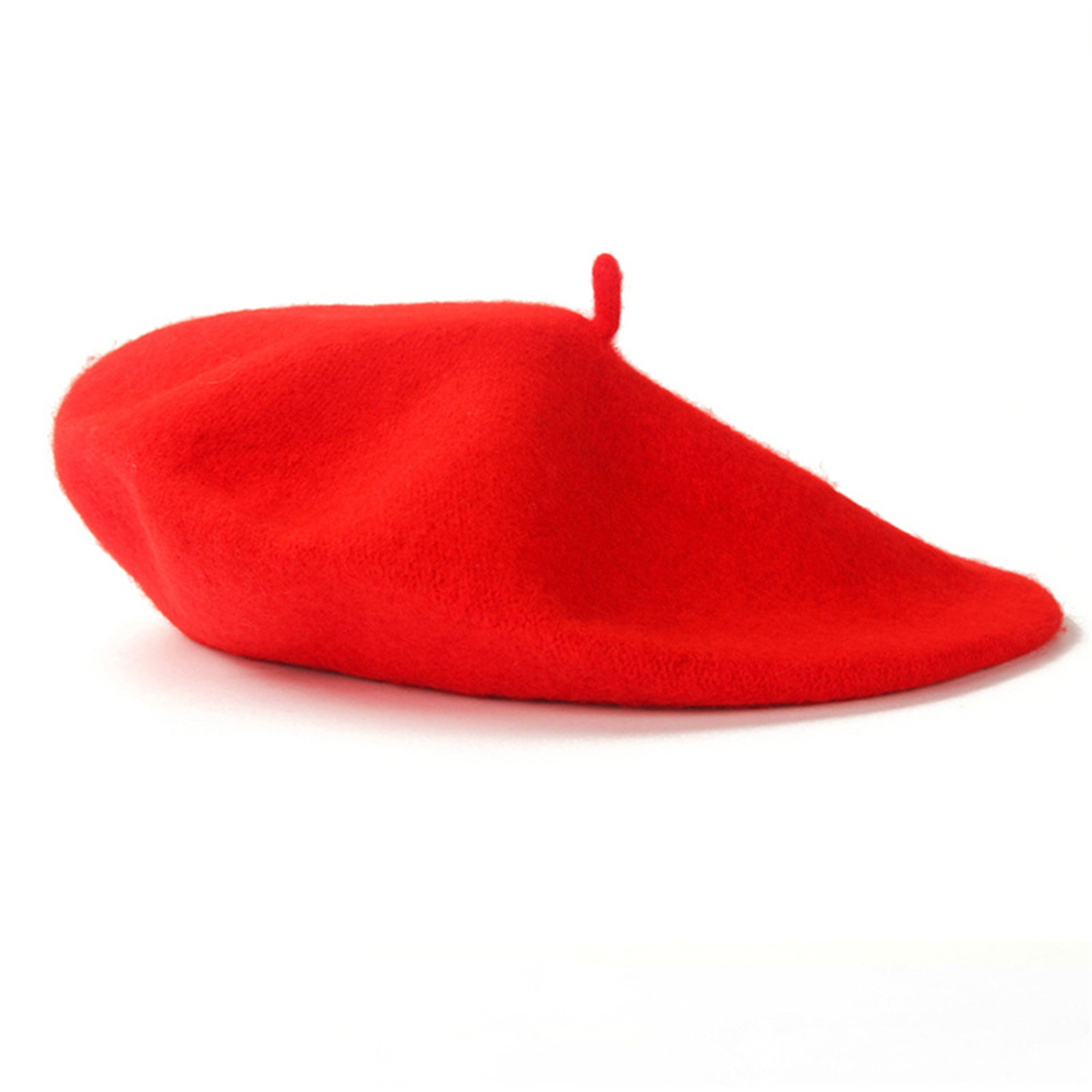 Classic French Beret Hat For Women  Soft Vintage Solid Color Artist Cap 11