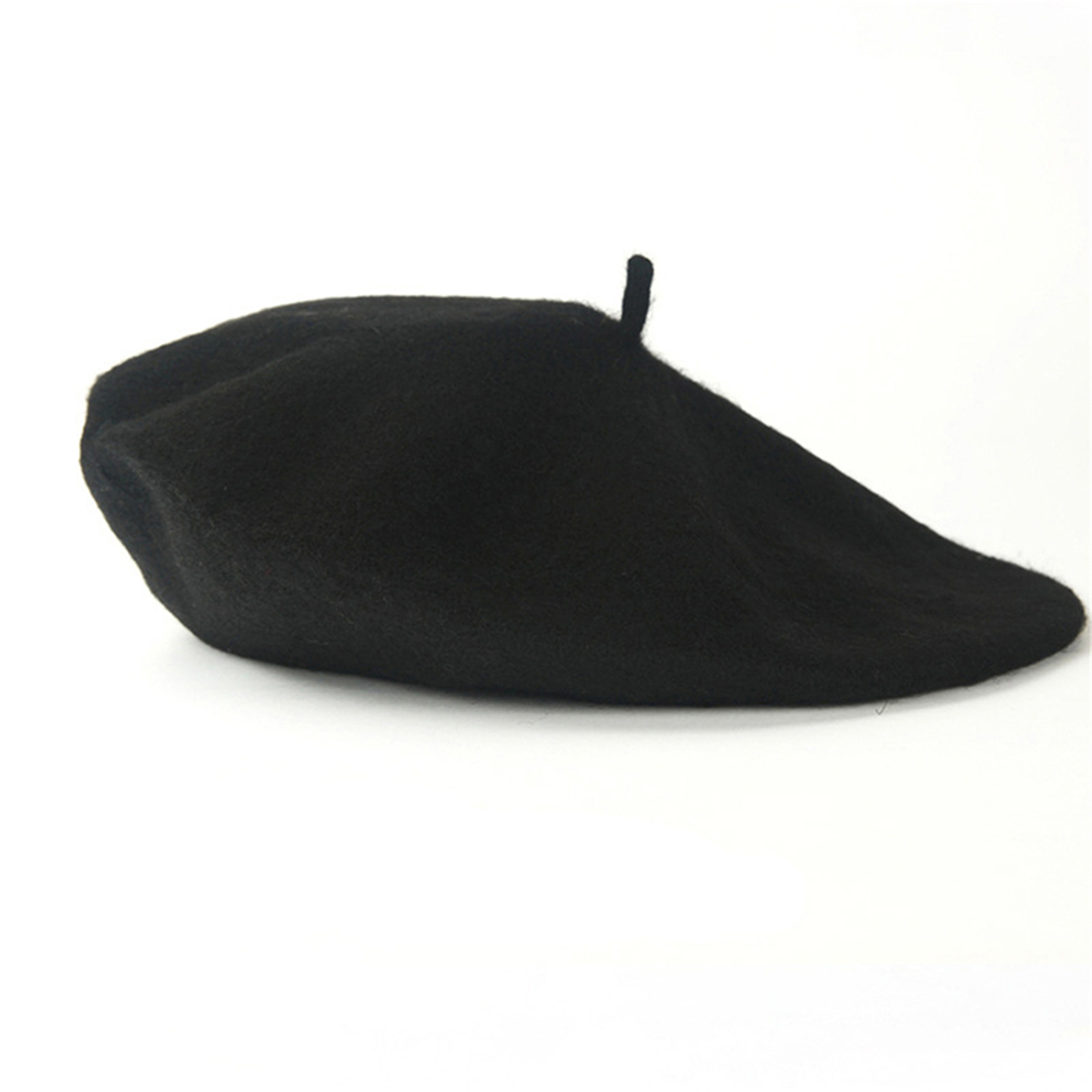 Classic French Beret Hat For Women  Soft Vintage Solid Color Artist Cap 18