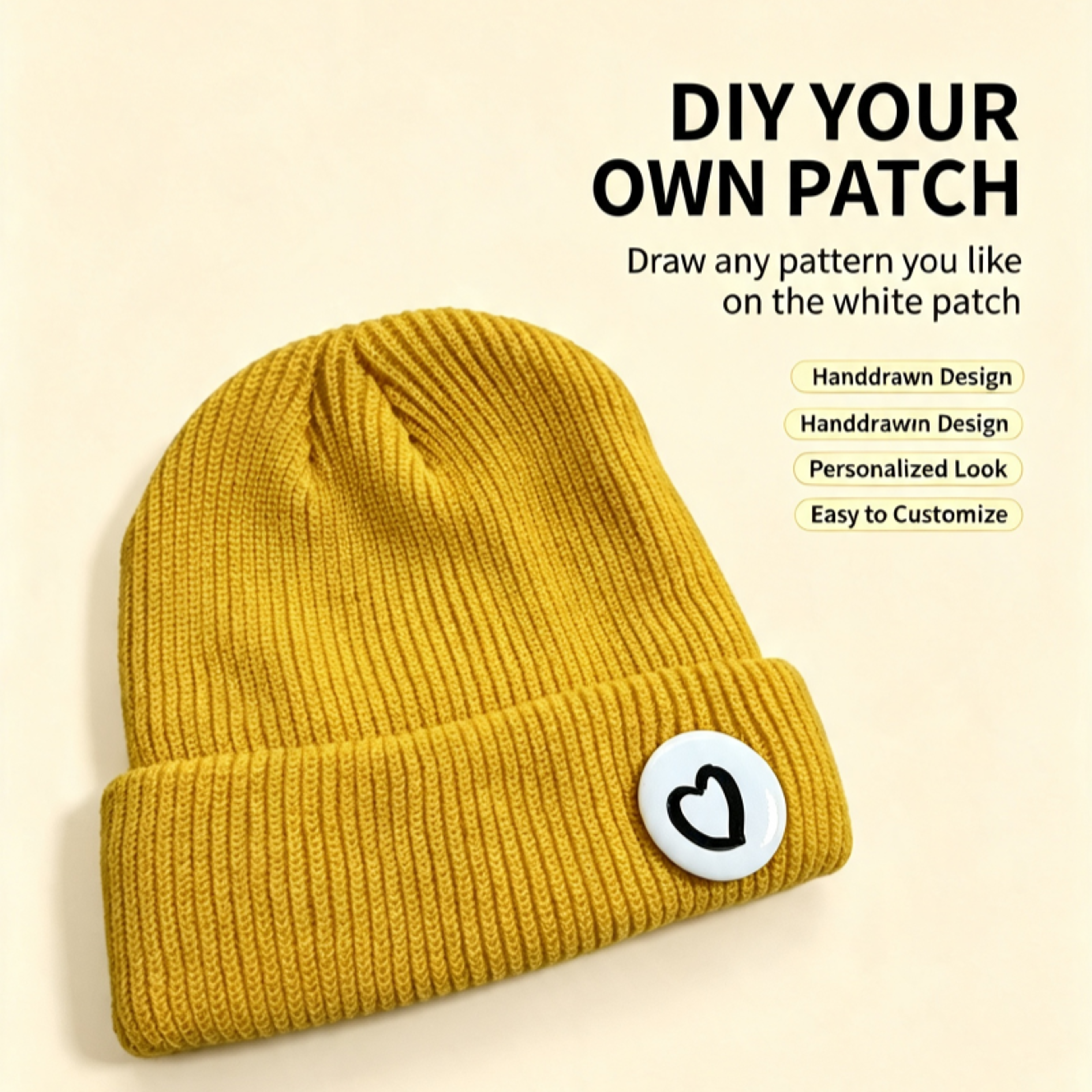 Unisex Ribbed Knit Beanie Hat With Stretch Fit And Cuffed Winter Design 2