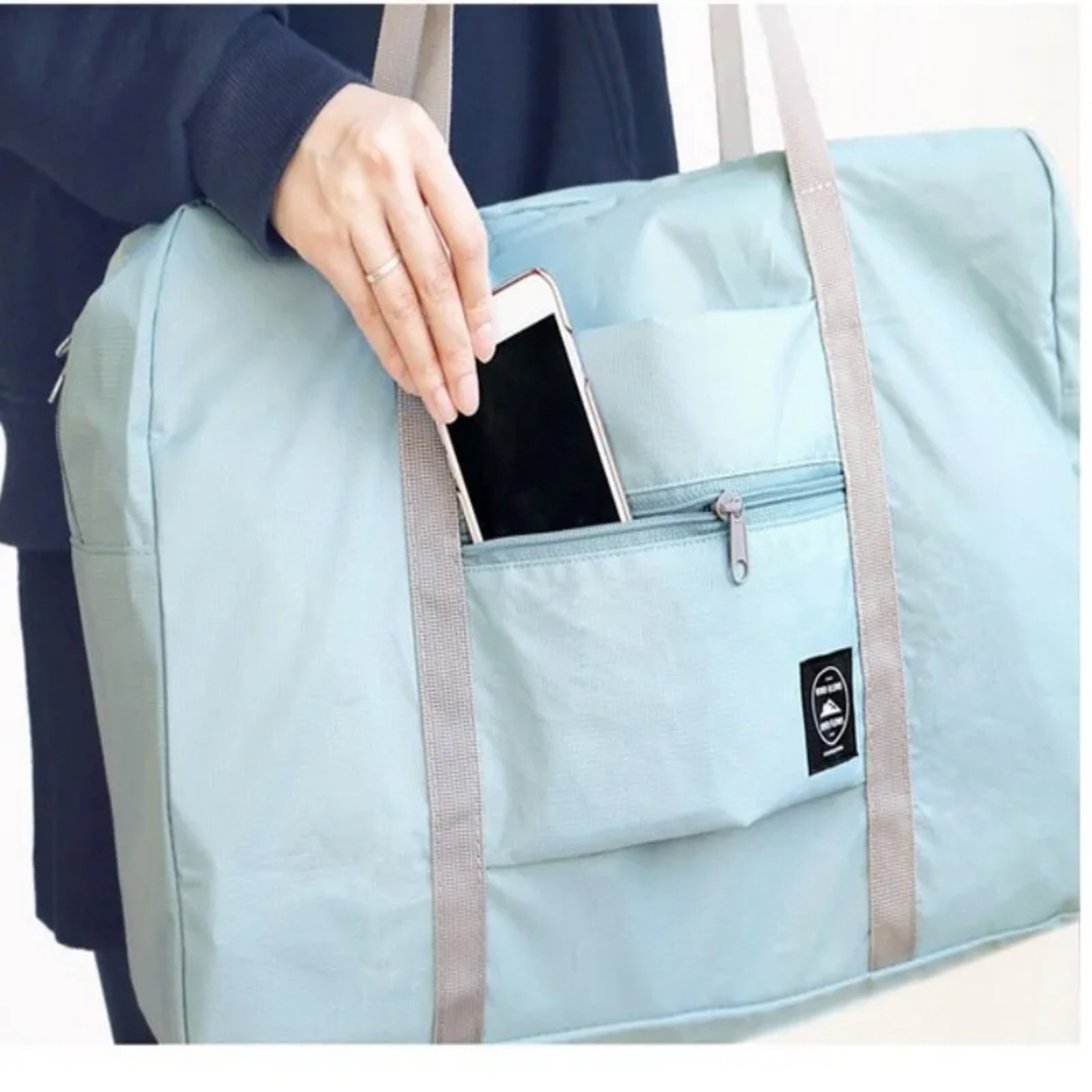 Foldable Travel Duffel Bag Lightweight Waterproof Weekend Carry-On Bag – view 4