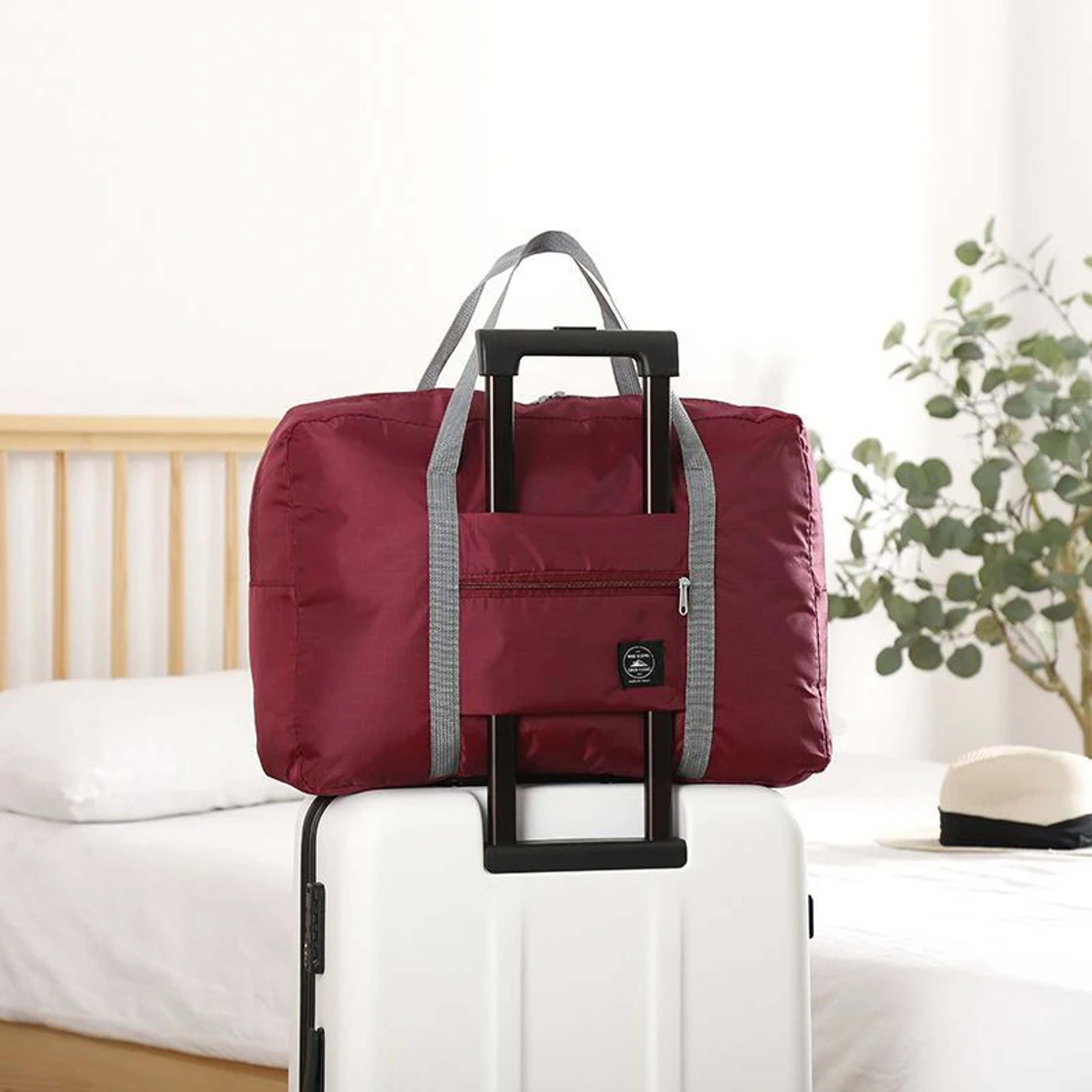 Foldable Travel Duffel Bag Lightweight Waterproof Weekend Carry-On Bag – view 10