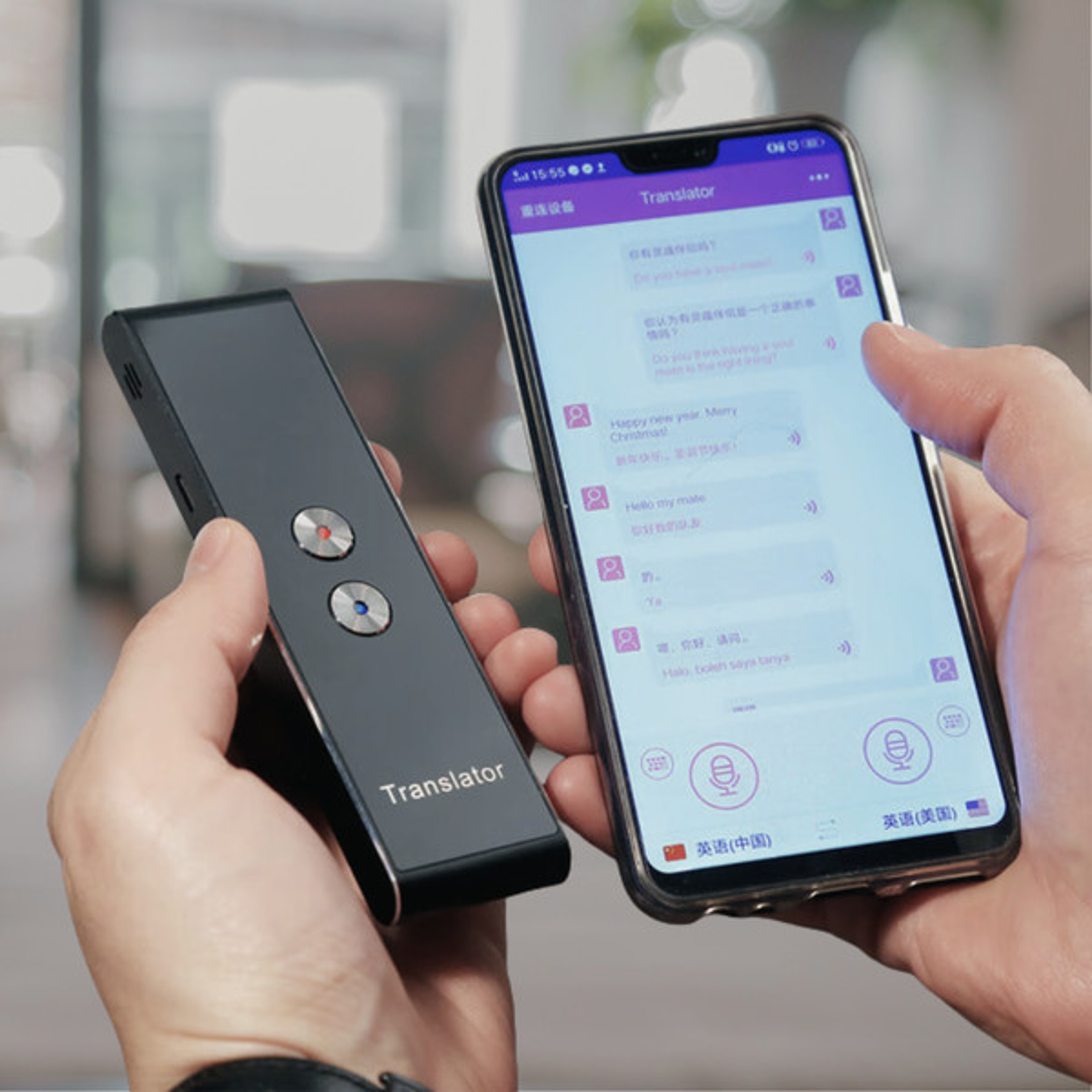 Multi-Language Portable Smart Voice Translator 1