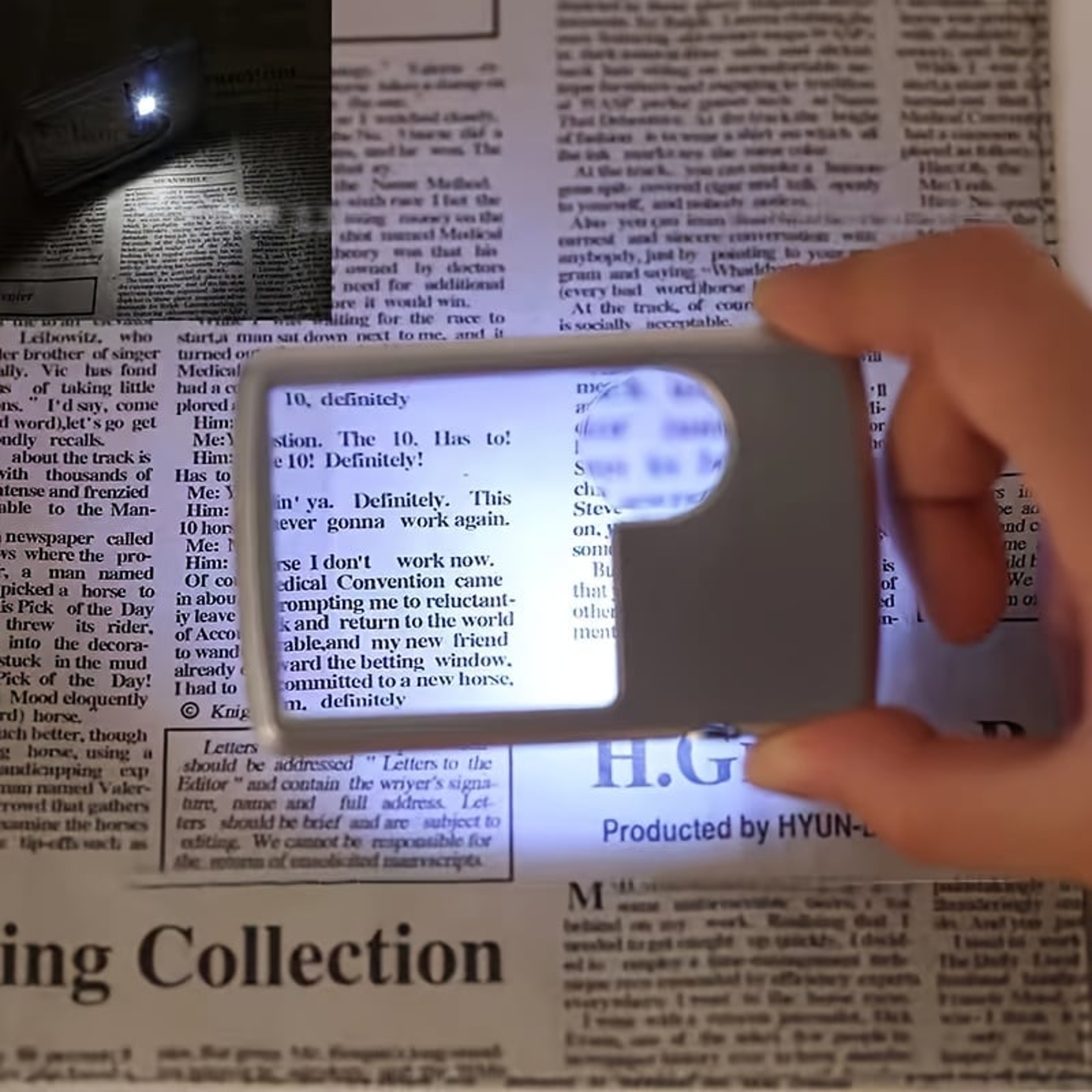 Magnifying Glass Reading Tool With LED Light 2