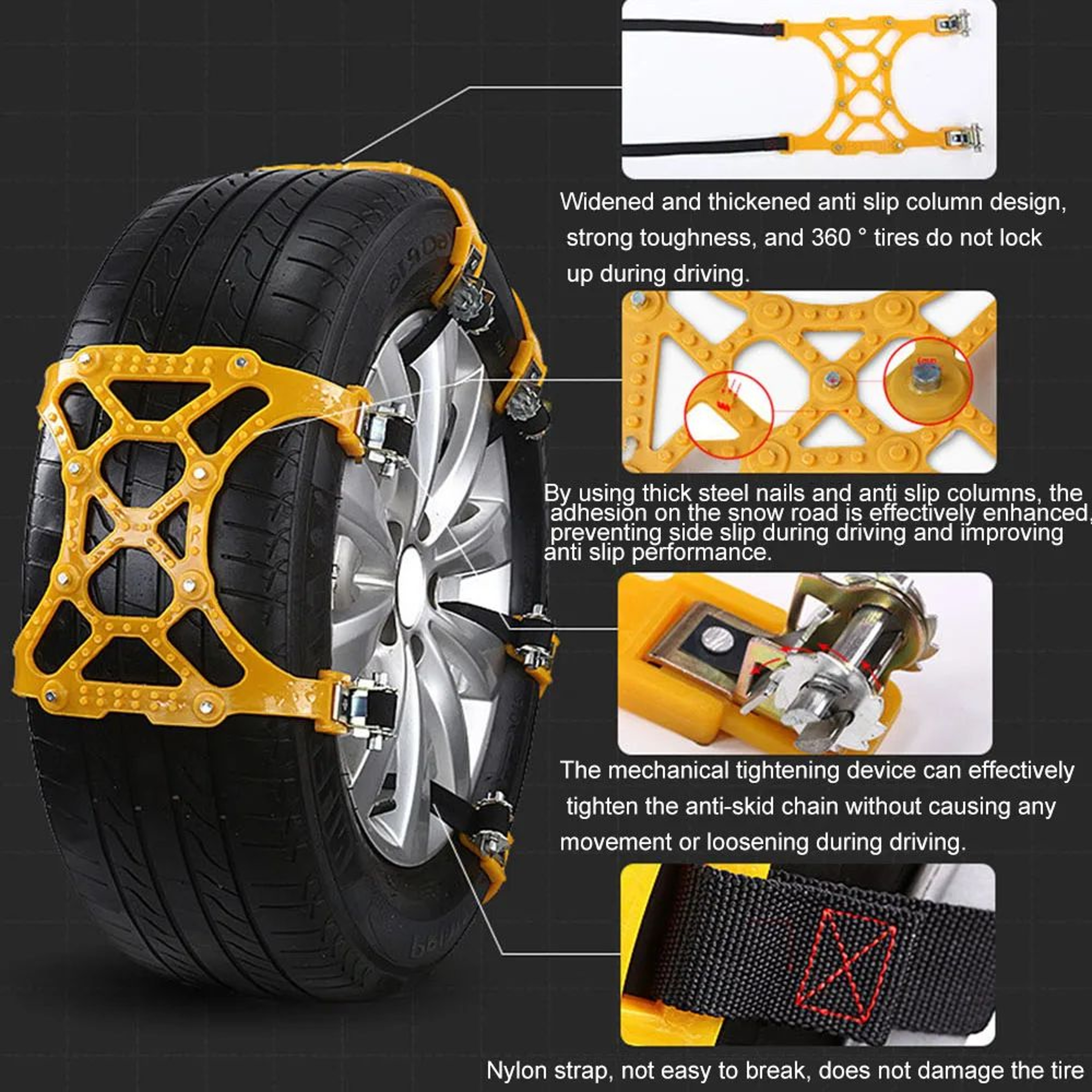 AntiSkid Car Wheel Chain 6