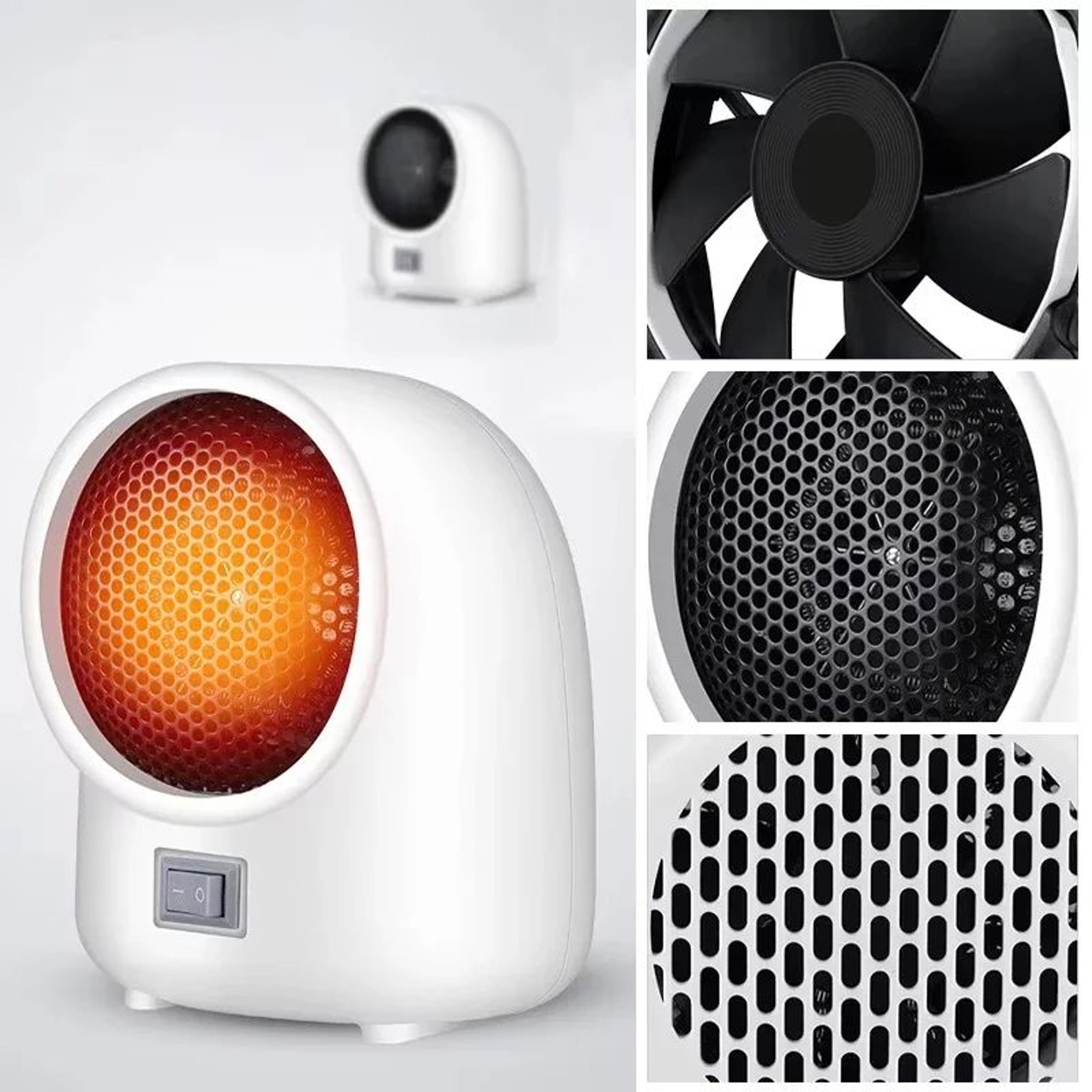 Mini Fan Electric Heater 0