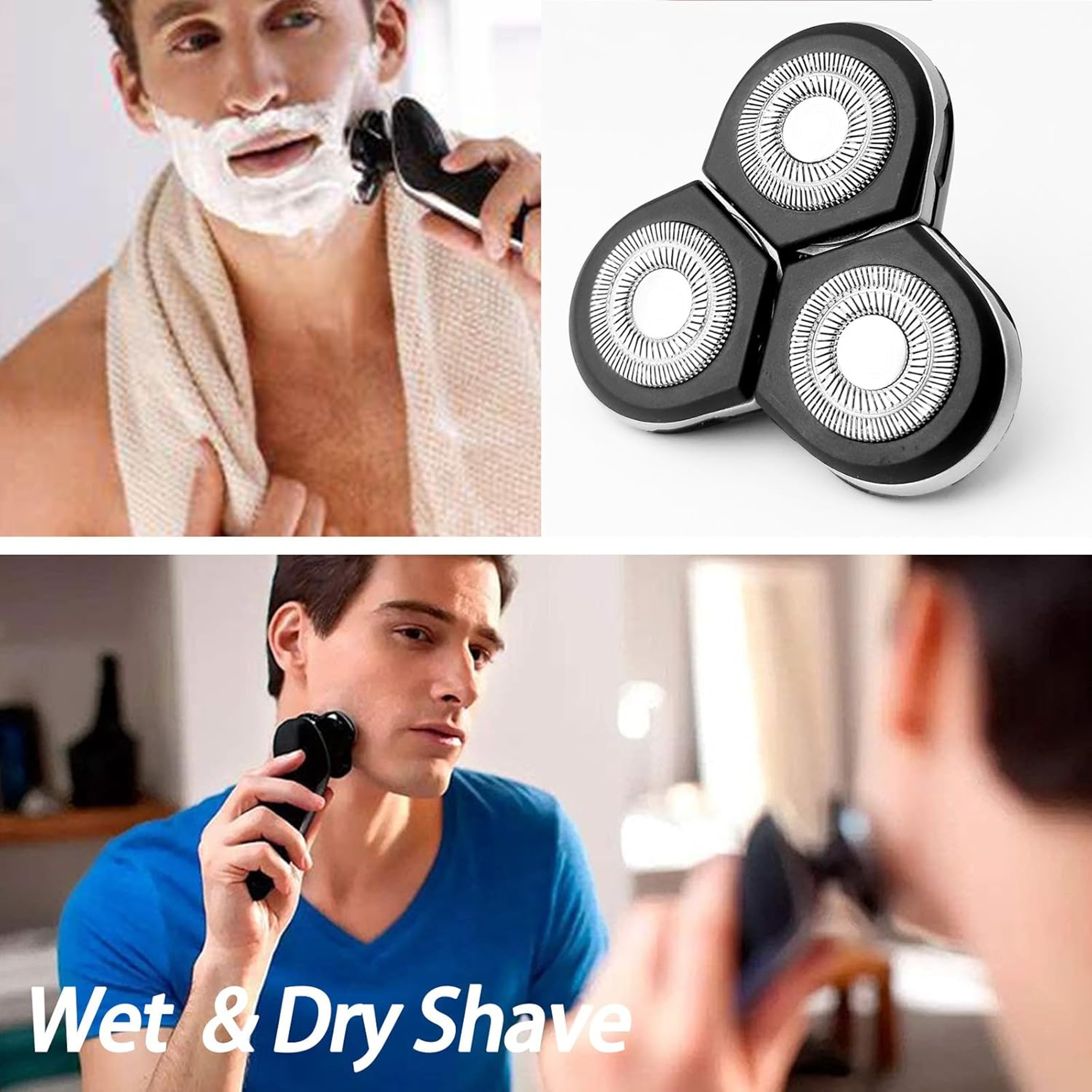 RQ12 Replacement Shaver Head, Compatible with Philips Norelco SensoTouch 3D 1200, RQ10, RQ11 Series ( RQ1250, RQ1260 ) – view 4