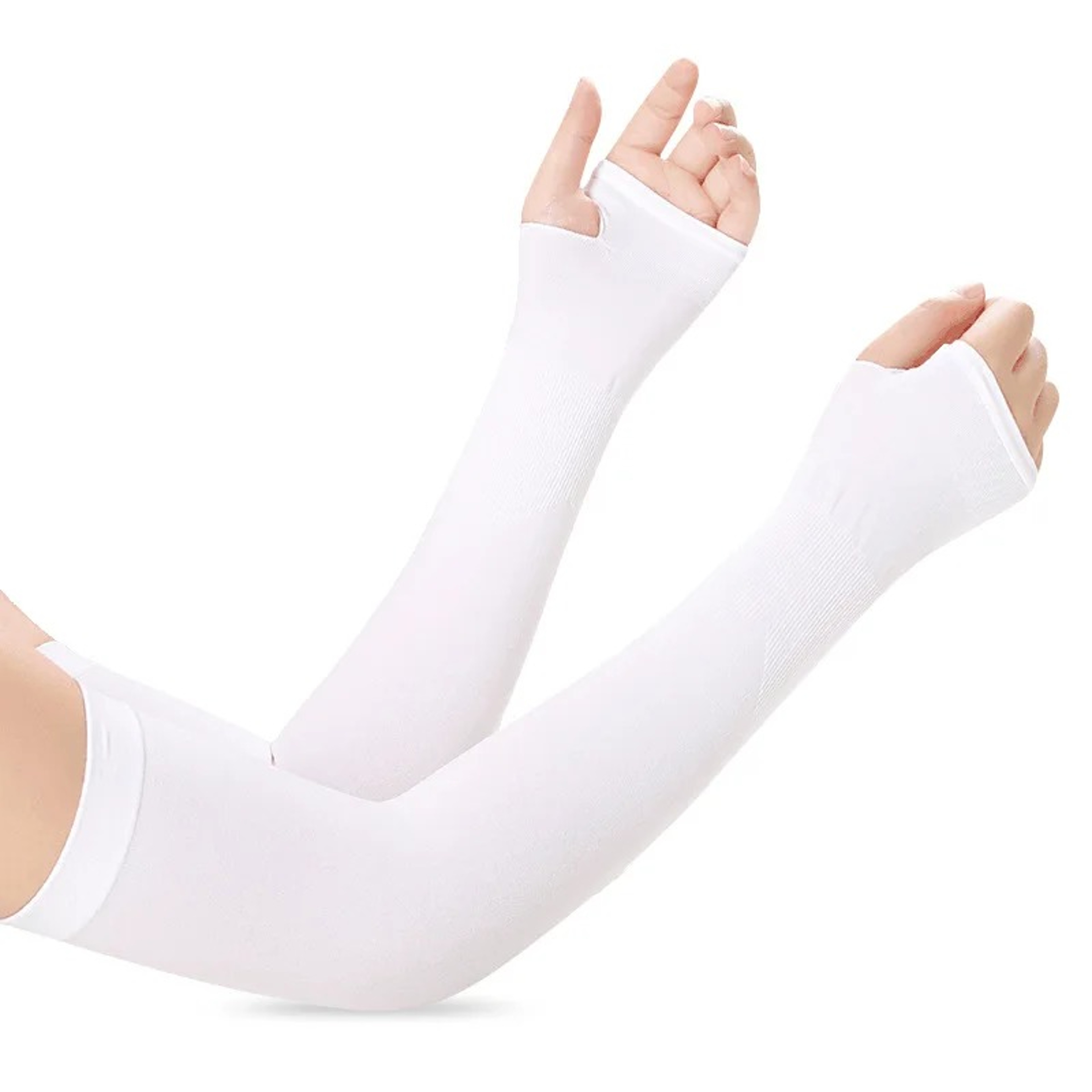 1Pairs Sports Arm Compression Sleeve, Summer Basketball Arm Warmer, UV Protection Running Volleyball Bands – view 7