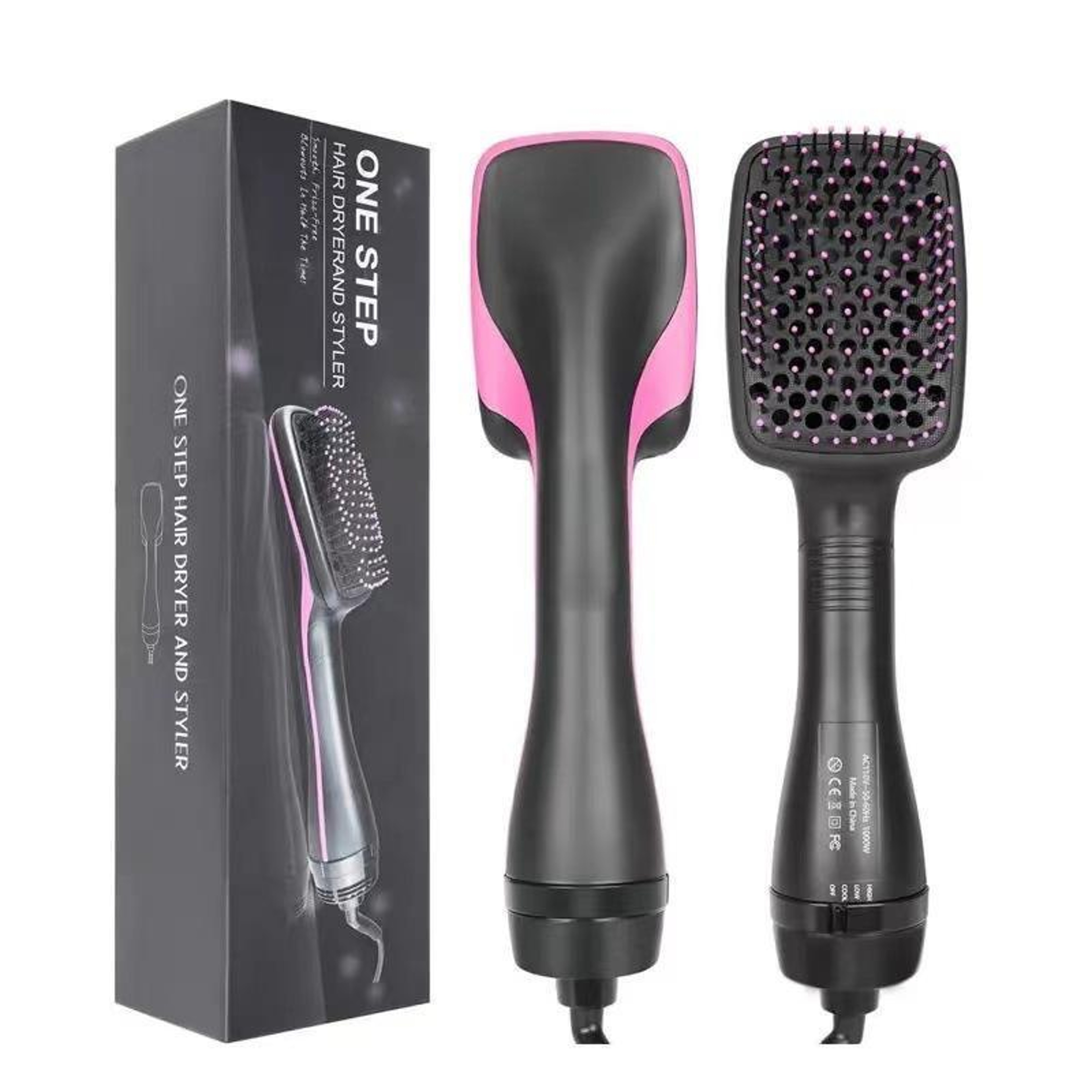 One Step Hair Dryer Hot Air Brush Styler and Volumizer, Hair Straightener Curler Comb Roller, Electric Ion Blow Dryers – view 7