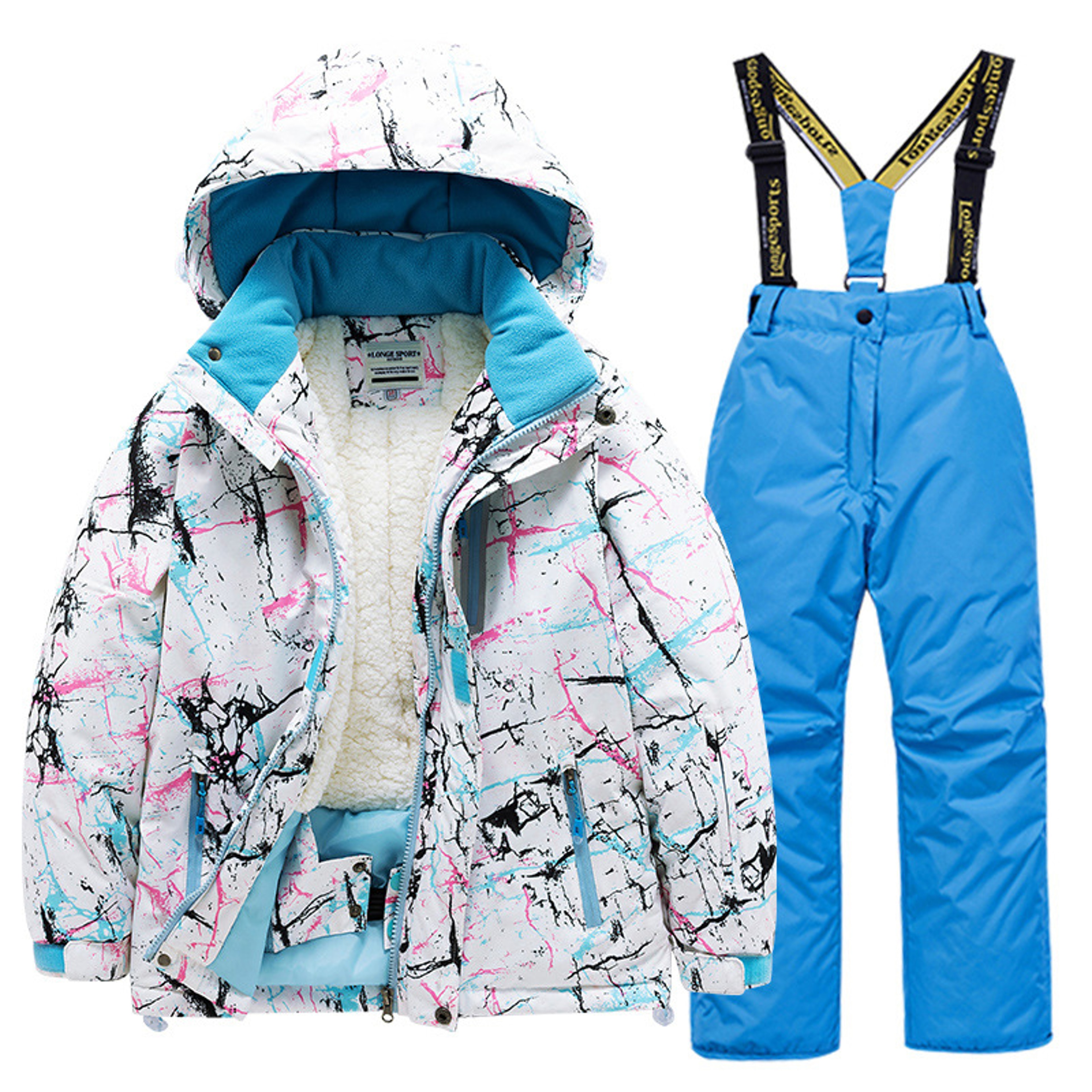 Professional Childrens Ski Suit Set, For Boys And Girls, Warm Parent Child Style For Small Children – view 4