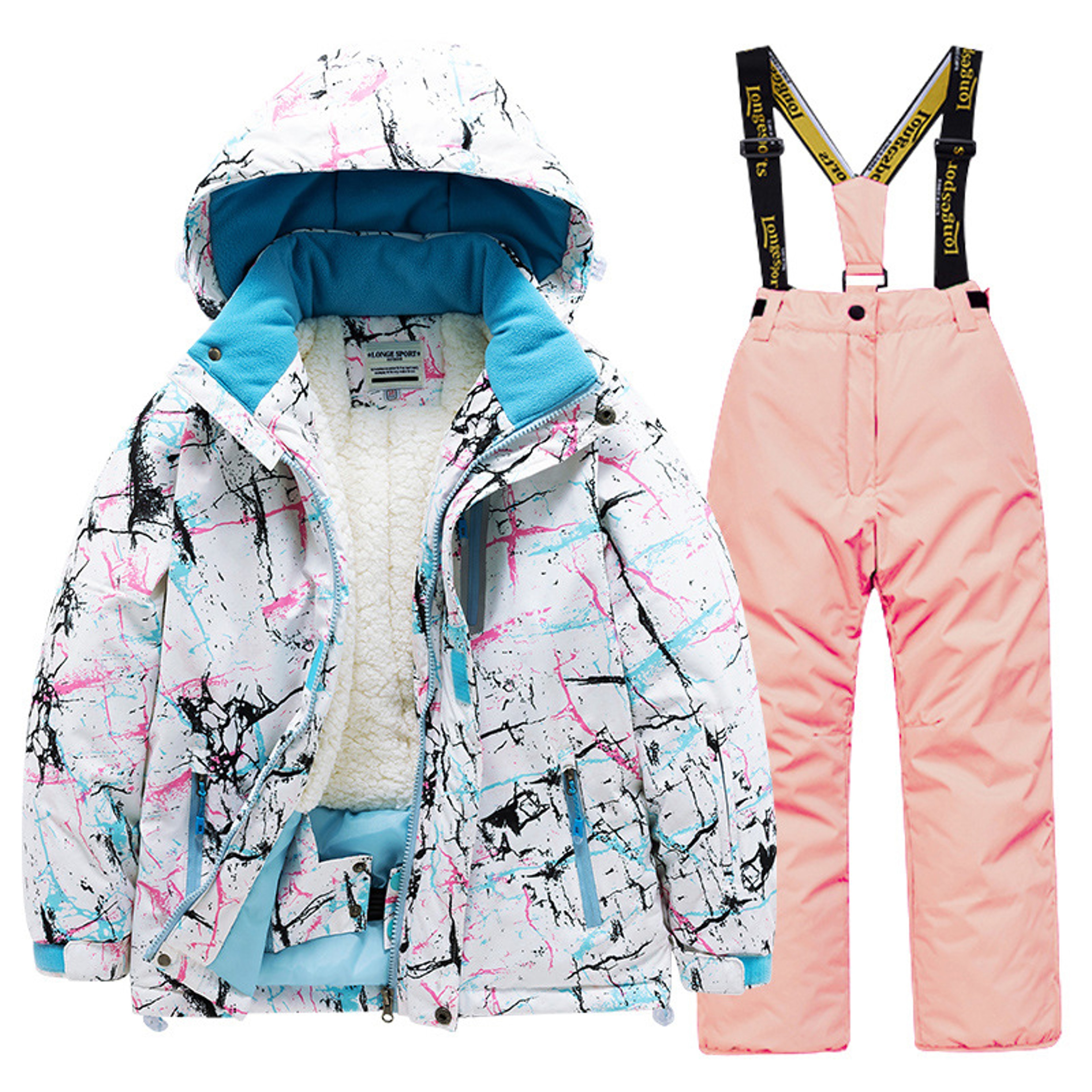 Professional Childrens Ski Suit Set, For Boys And Girls, Warm Parent Child Style For Small Children – view 11