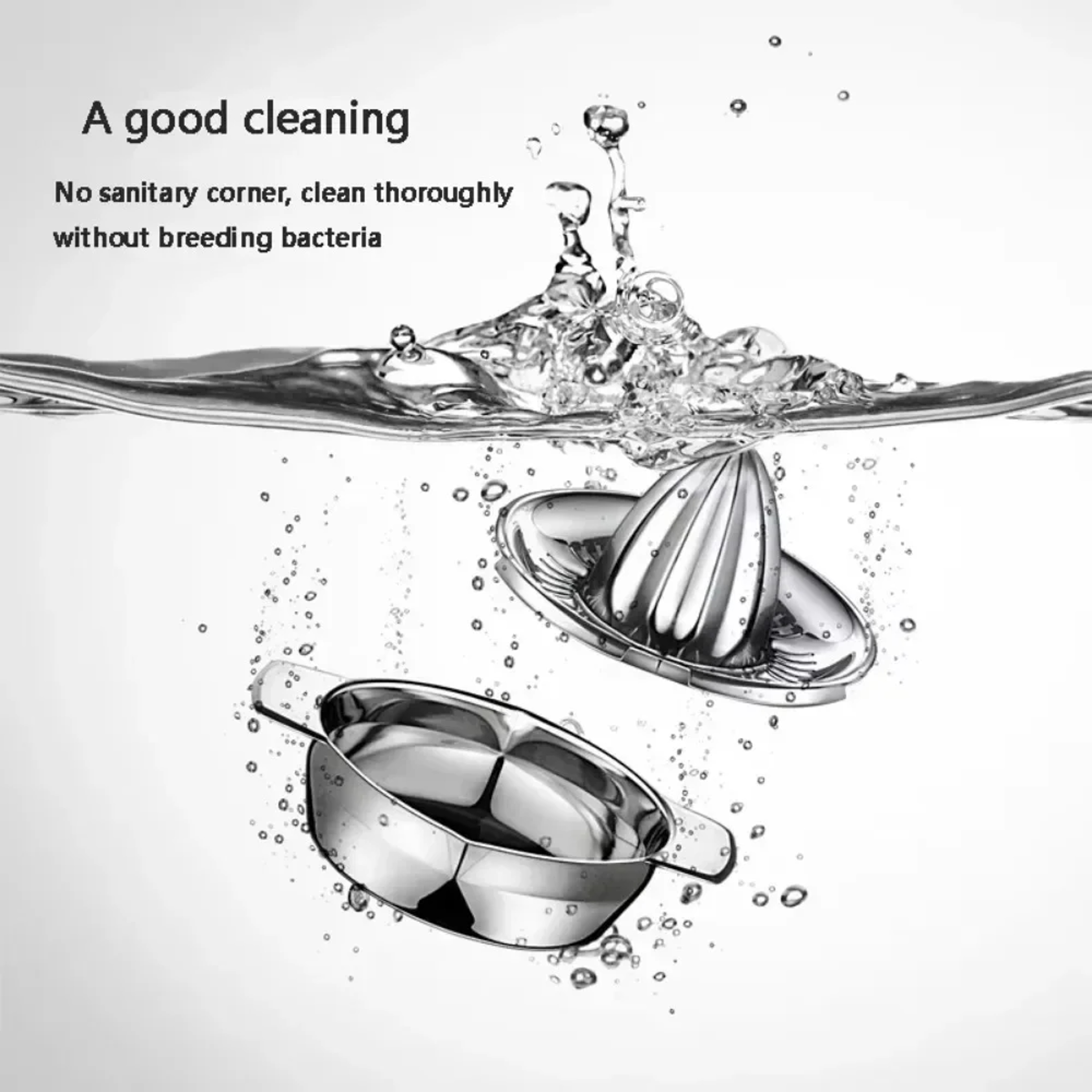 CitrusPress Pro Stainless Steel Manual Lemon & Orange Juicer – view 5