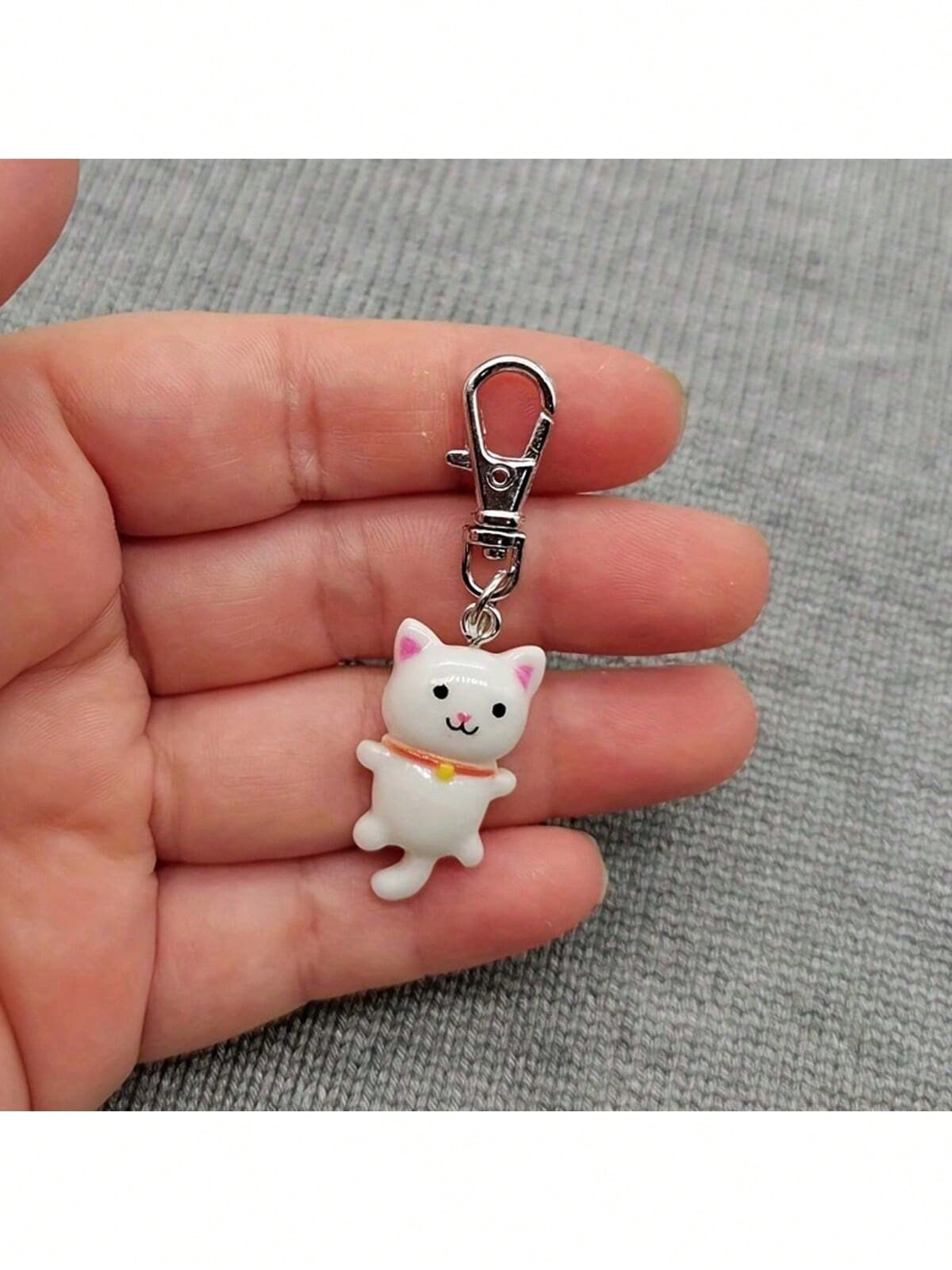 CutePaws Piece Cat Keychain Set For Bags Car Keys  Everyday Accessories 2