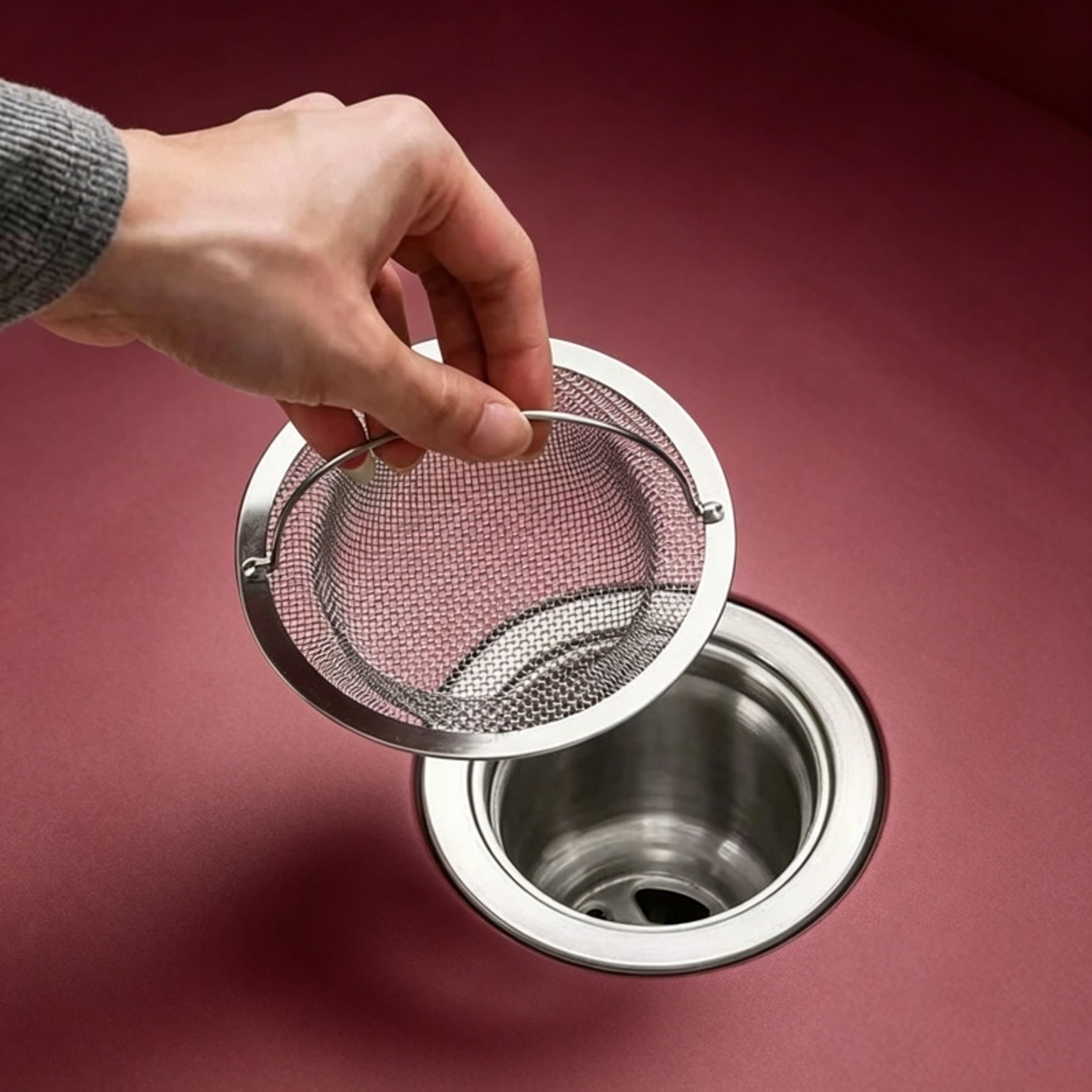 Premium Stainless Steel Kitchen Sink Strainer  Food Debris Drain Filter 3