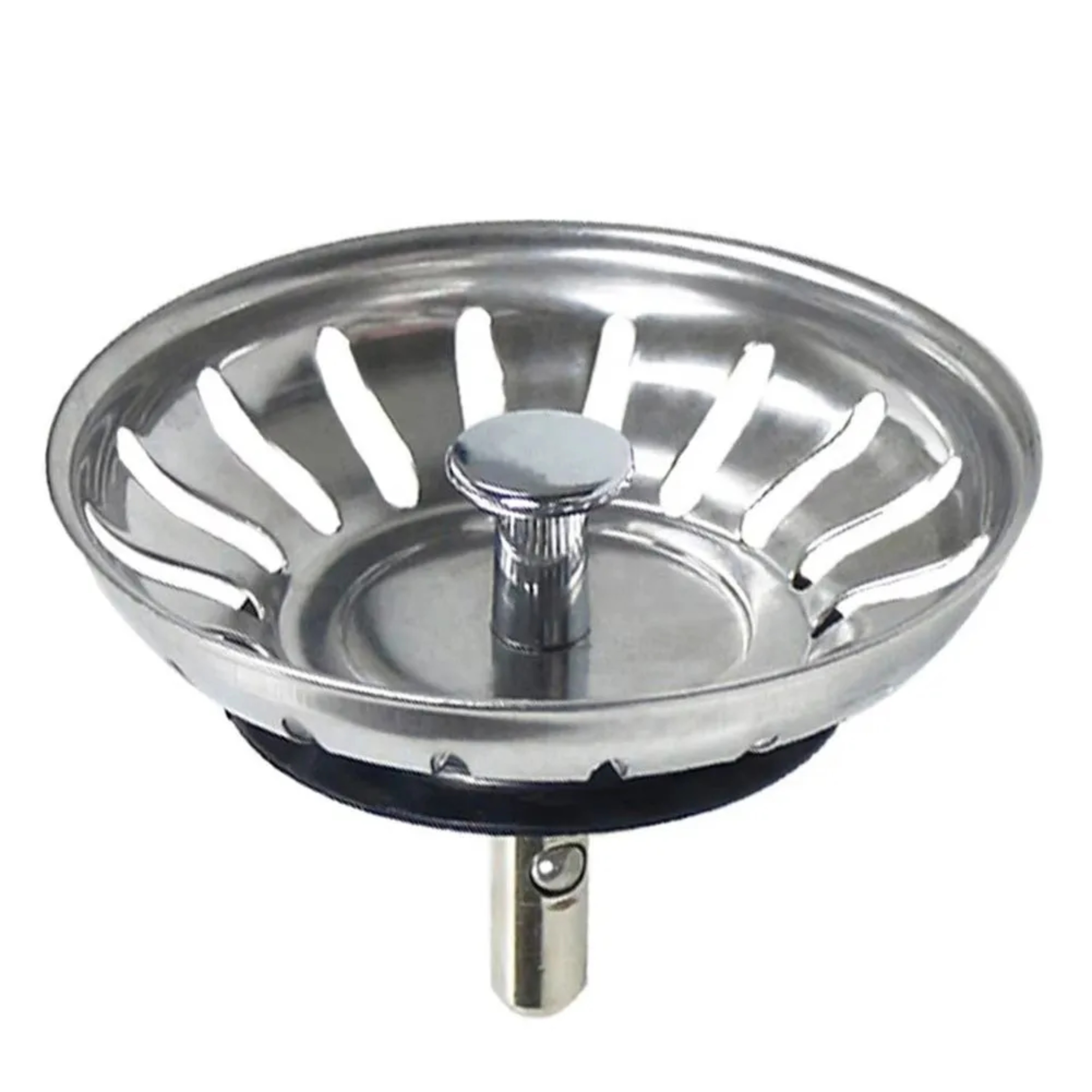 Premium Stainless Steel Kitchen Sink Strainer & Drain Stopper with Anti Clog Filter – view 7