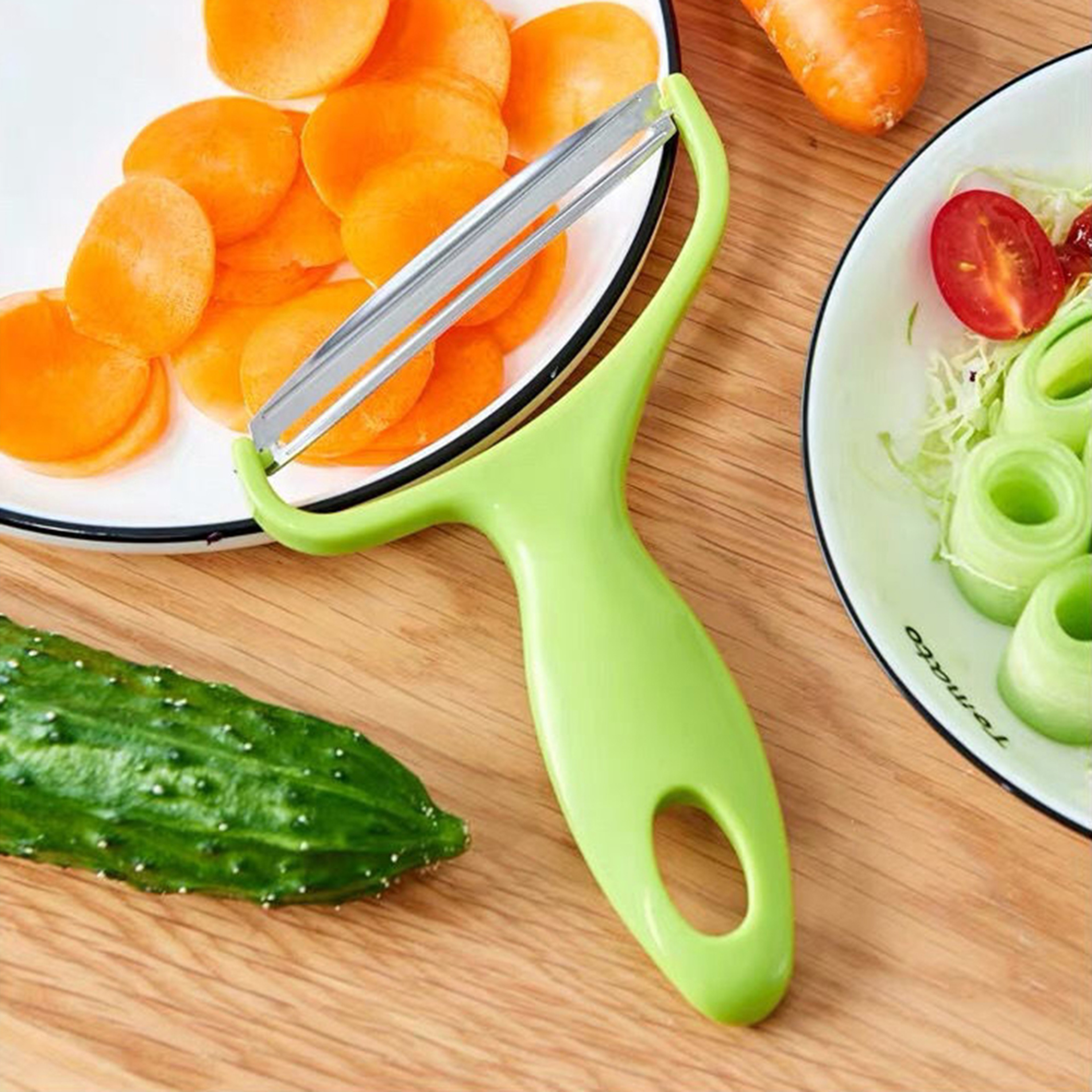 Stainless Steel Julienne Vegetable Peeler  Cabbage Shredder Slicer 3