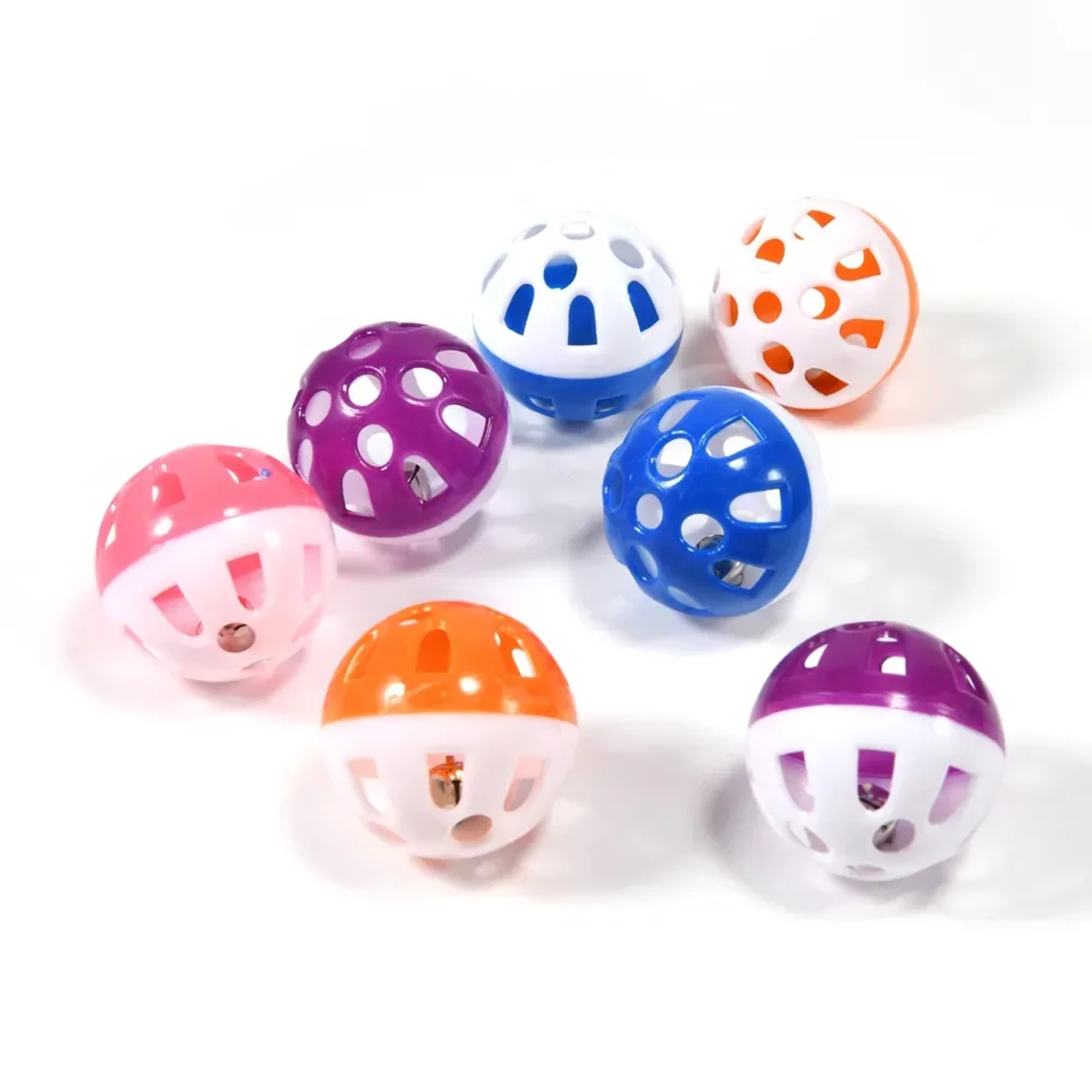 Colorful Rolling Bell Ball Bird Toys For Parakeets  Parrots 2
