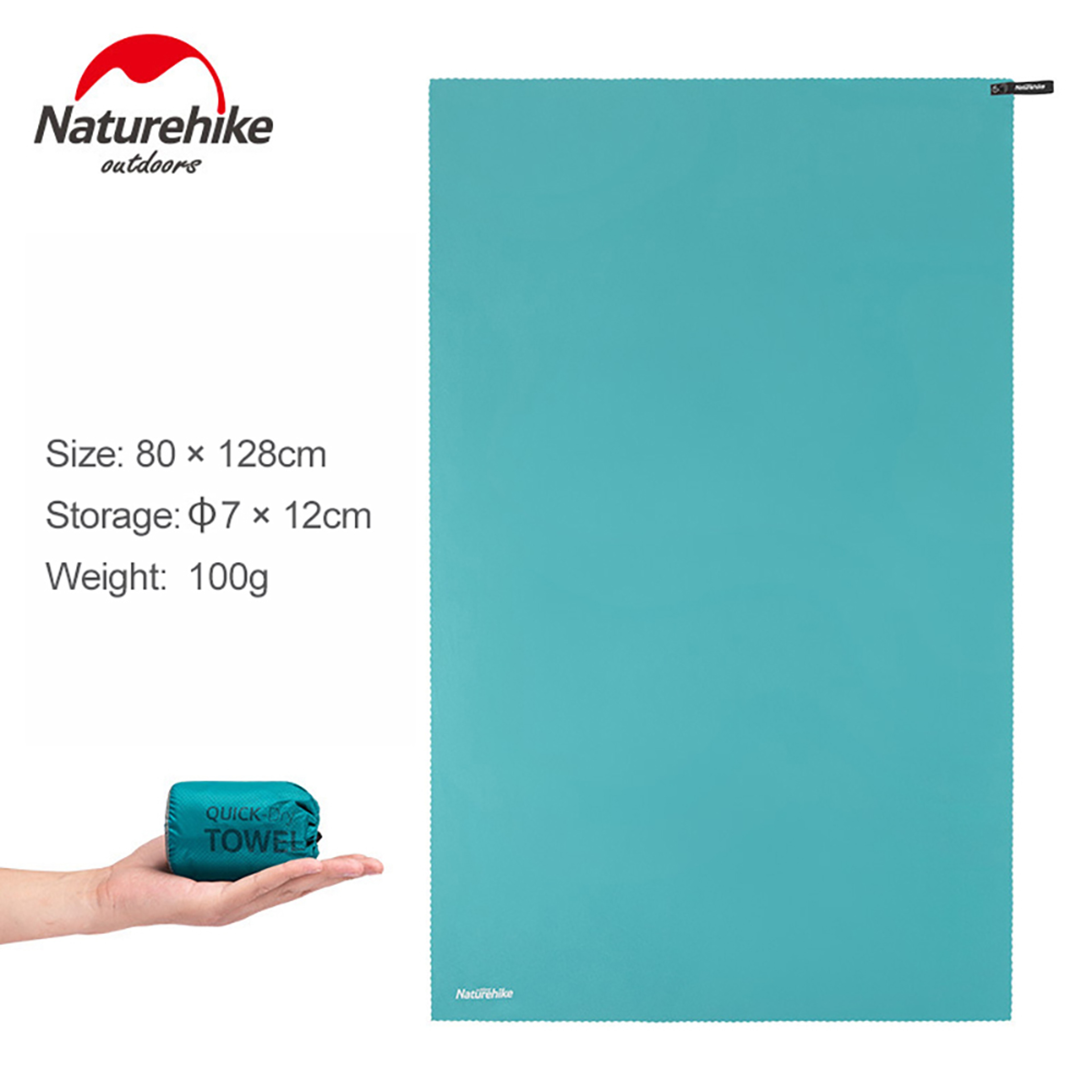 Naturehike Quick Dry Microfiber Travel Towel For Hiking Camping Beach  Gym 7
