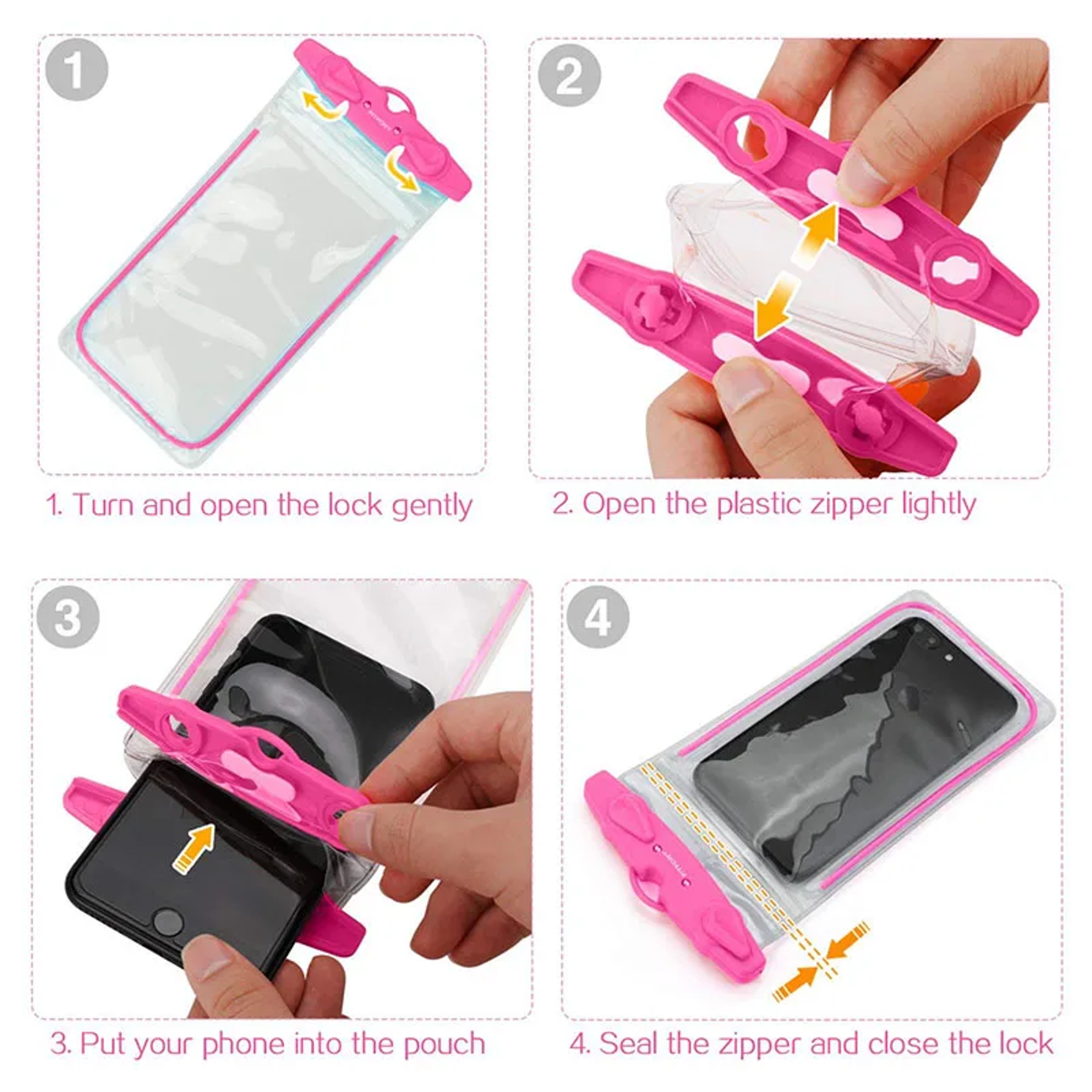 Waterproof Phone Pouch  Underwater Dry Bag Case Water Sports Protection For Phones 3