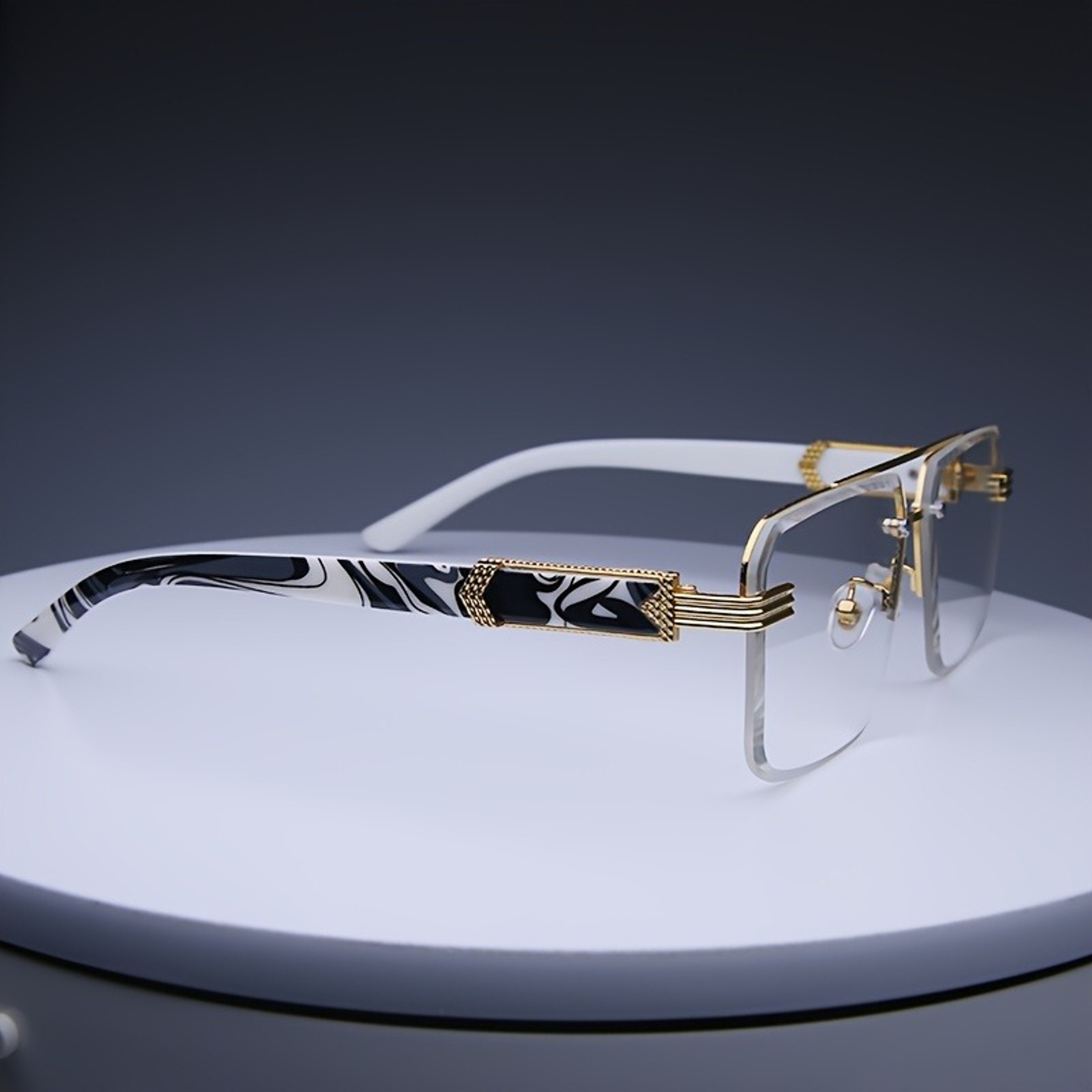 Classic Unisex Rimless Sunglasses Small Square Frameless Travel Shades With UV Protection 6
