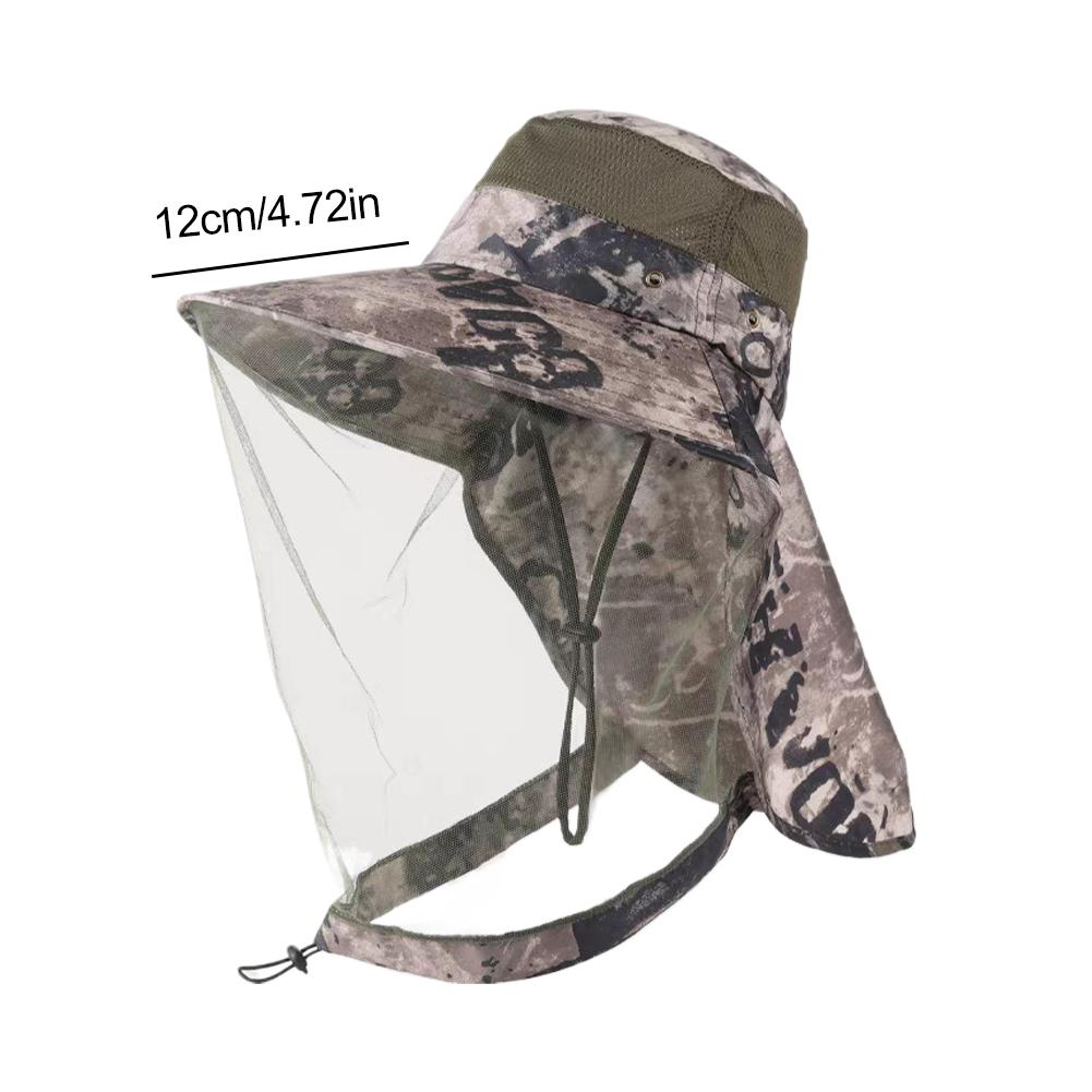 Mosquito Net Sun Hat UV Protection Fishing And Camping Wide Brim Outdoor Hat Mesh Face Mask 2