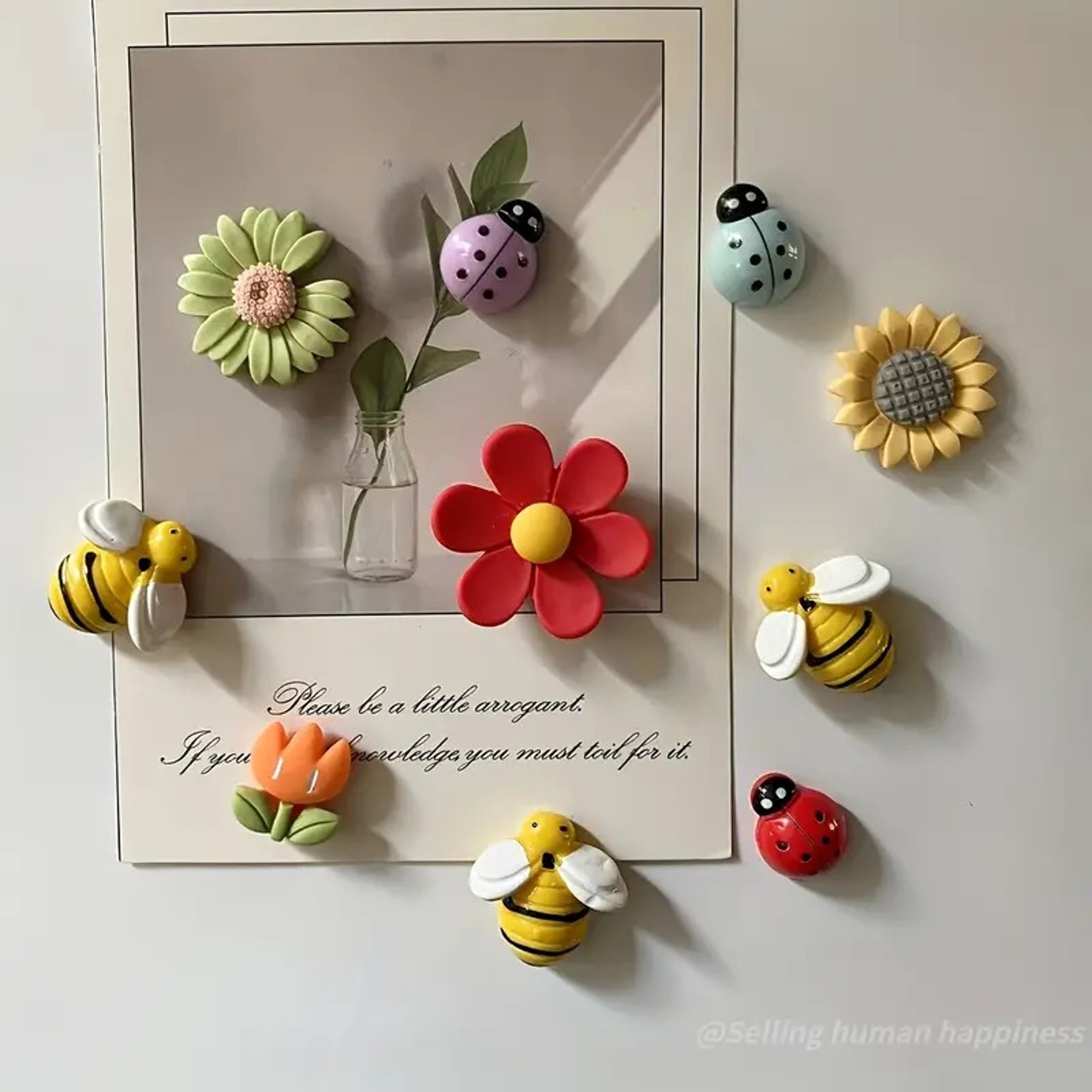Cute Refrigerator Magnets Set Of Strong Fridge Magnets For Kitchen Decor  Photo Display 2