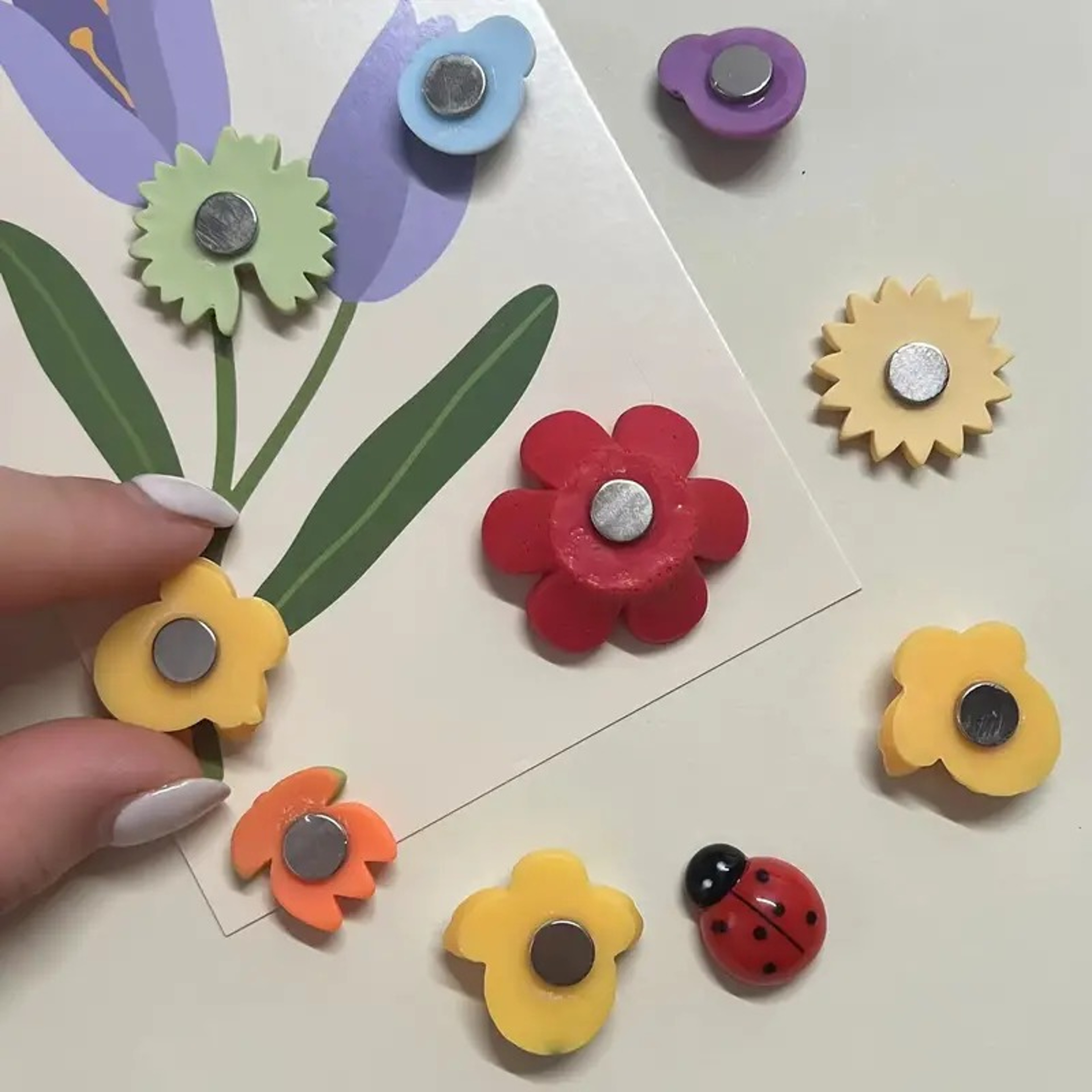 Cute Refrigerator Magnets Set Of Strong Fridge Magnets For Kitchen Decor  Photo Display 4
