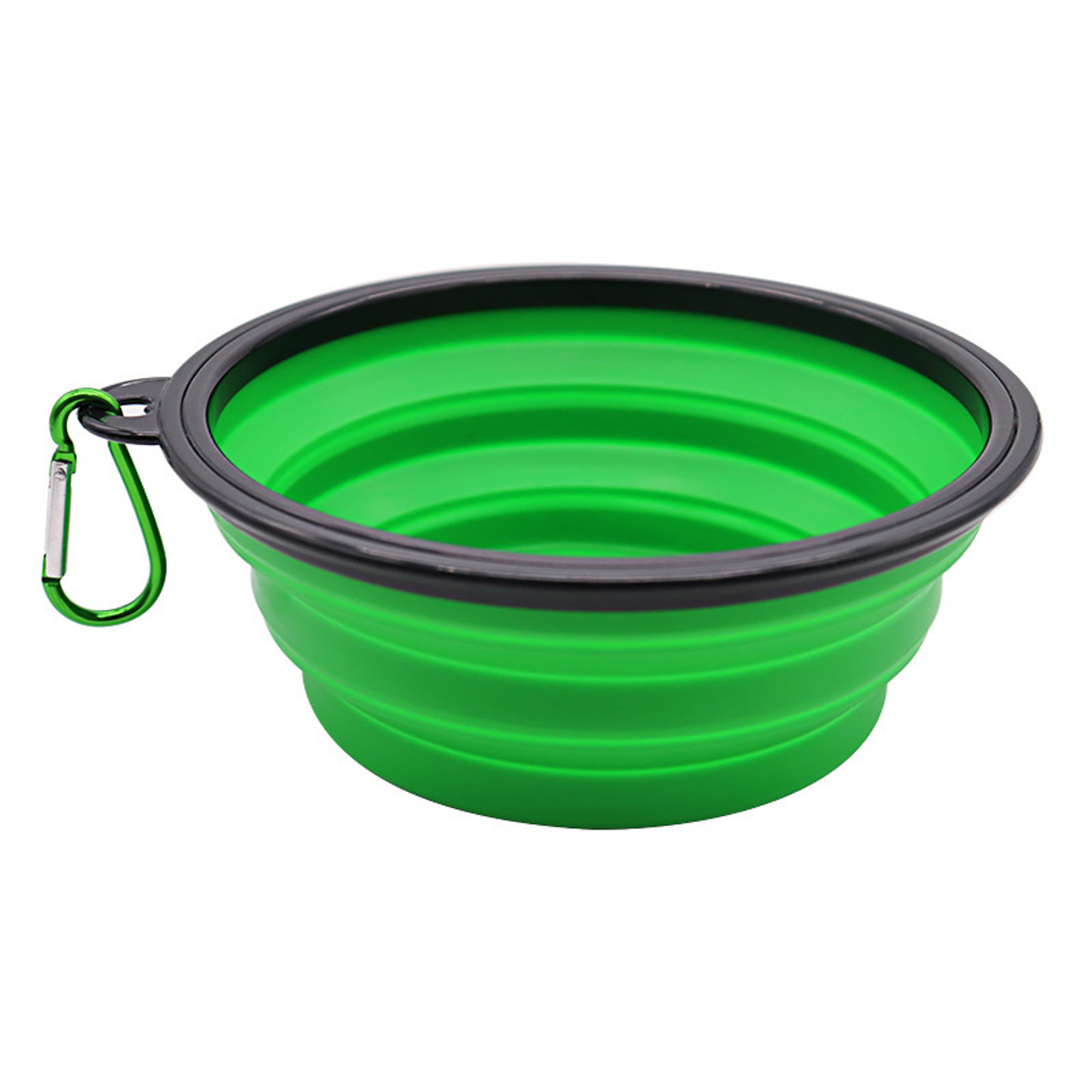 Portable Dog Water Bottle  Travel Dog Bowl Silicone Pet Feeder With Carabiner 6